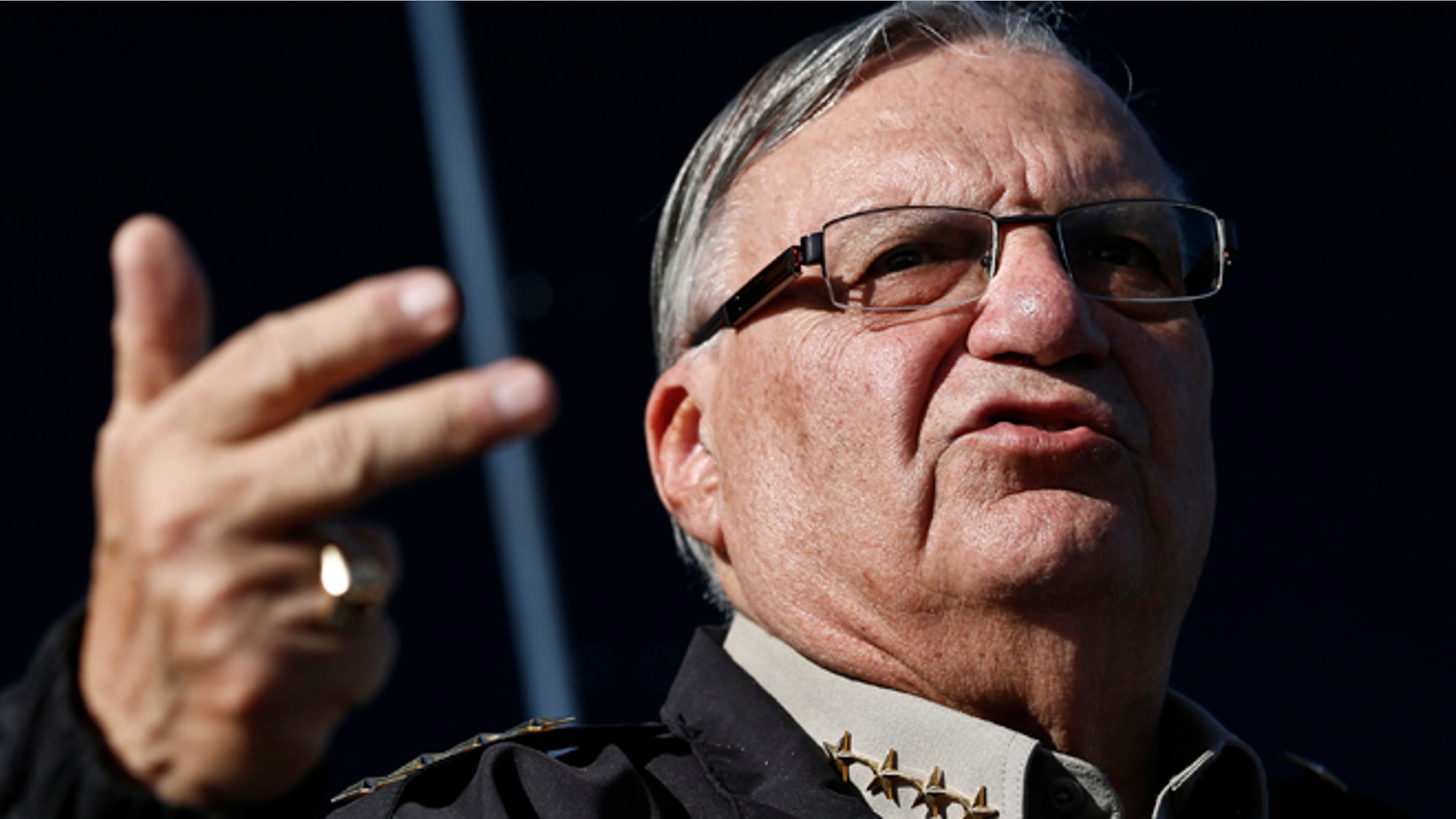 Jan. 9, 2013: Maricopa County, Ariz., Sheriff Joe Arpaio speaks in Phoenix.