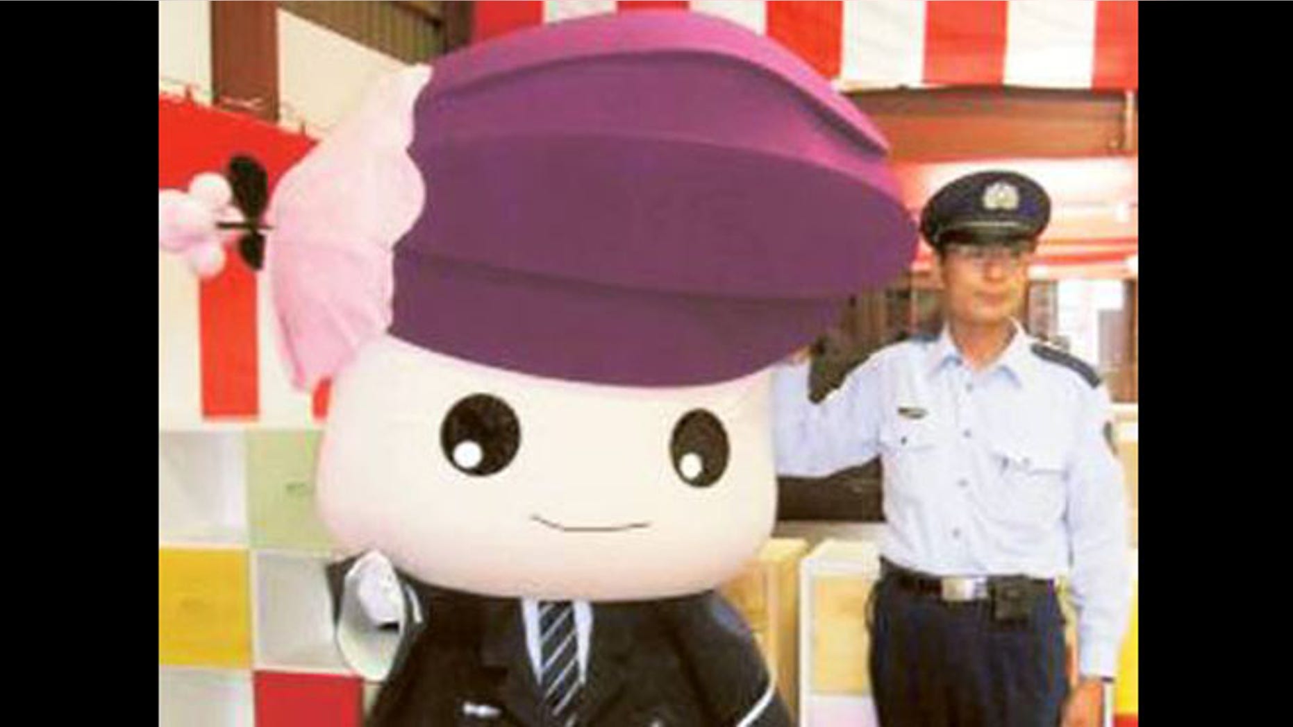 A version of "Katakkuri-chan", the mascot of Asahikawa Prison, in Asahikawa, some 560 miles north of Tokyo.