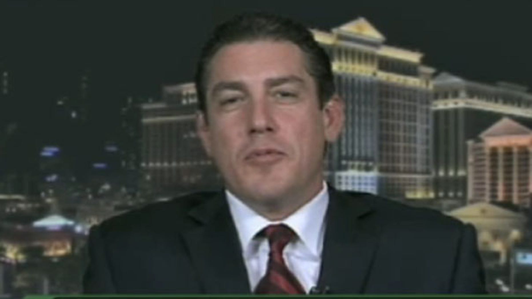 Jon Scott Ashjian, shown here, is running as a 'Tea Party' candidate in the Nevada Senate race. (FNC)