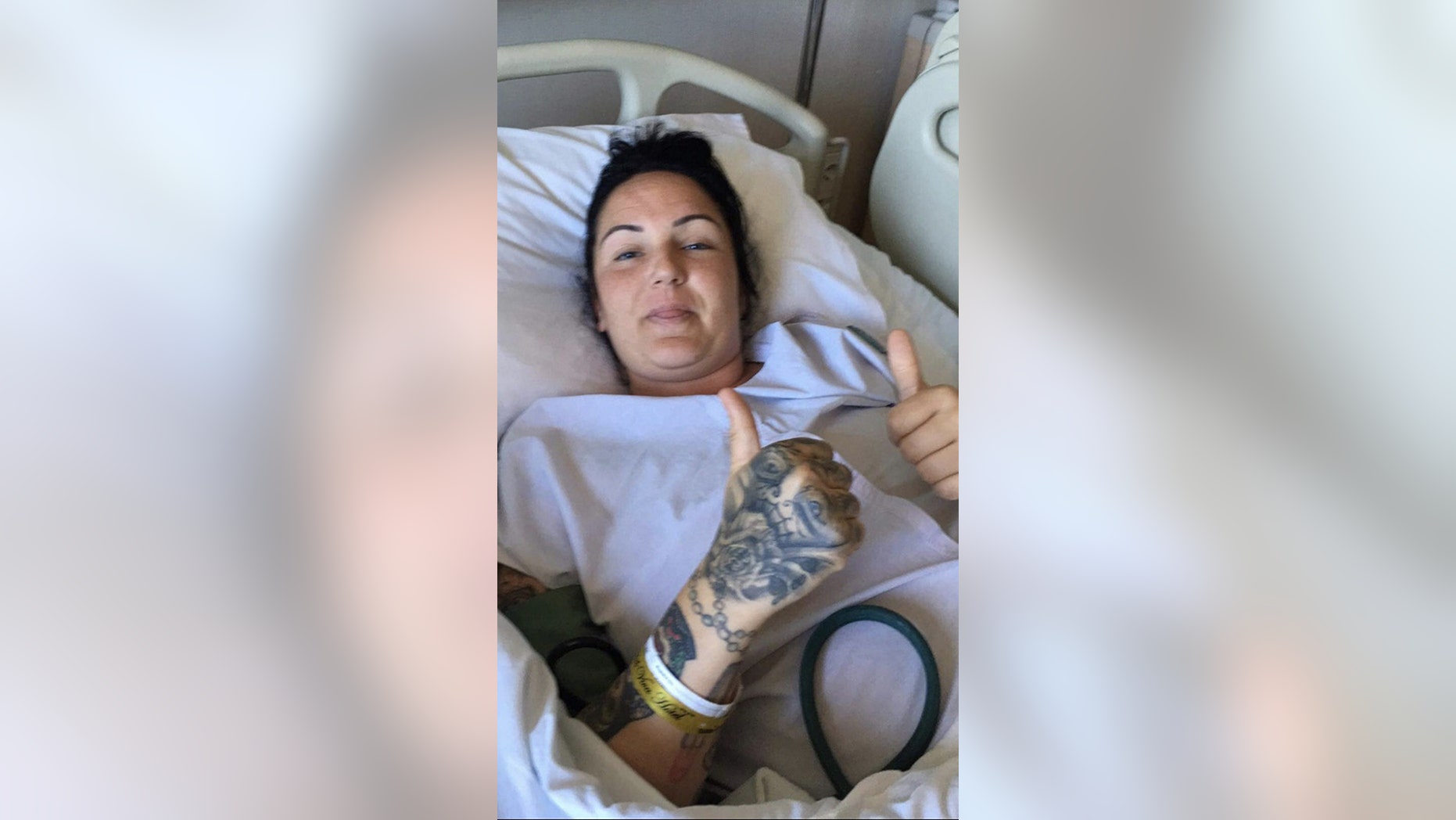 Donnelly reportedly suffered an seven-inch tear from the blast that required hundreds of stitches.