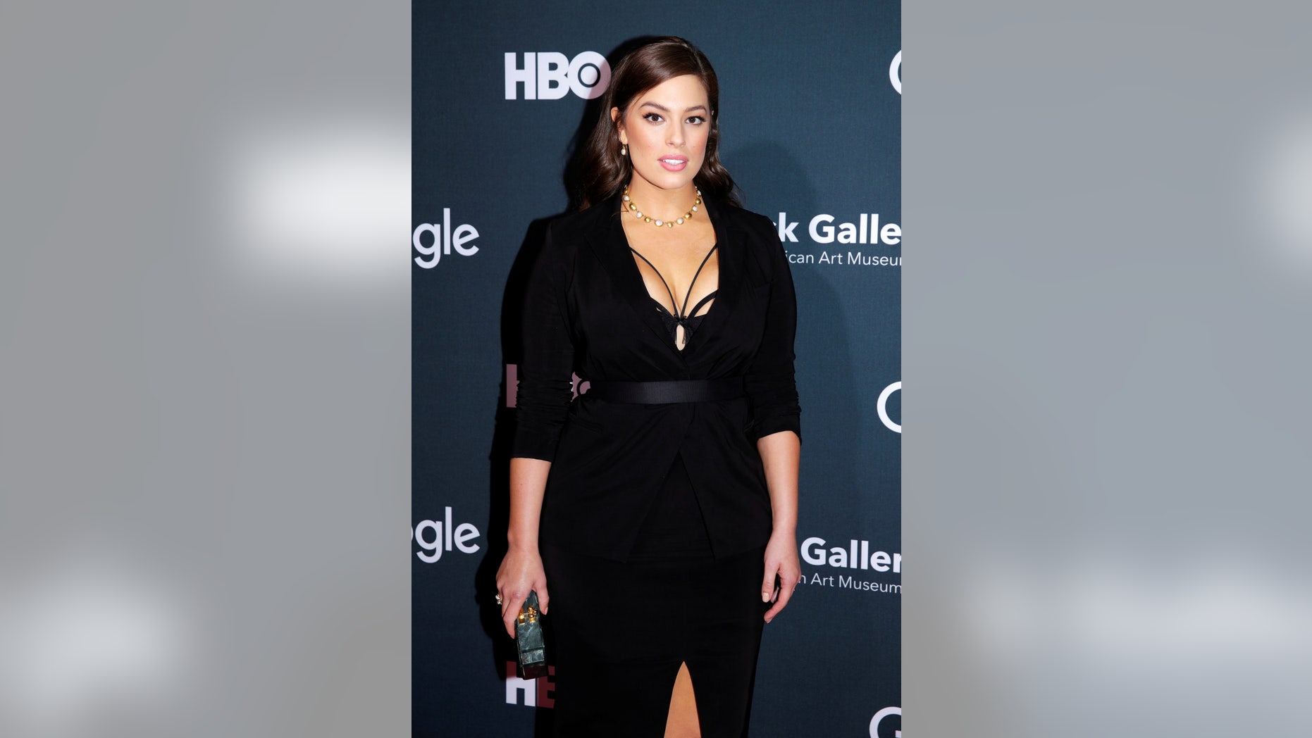 Model Ashley Graham arrives at the Google, HBO and the Smithsonians American Art Museum Celebration of Creativity cocktail party to celebrate the White House Correspondents' Association dinner weekend in Washington, U.S., April 29, 2016. Graham, who may be best known for her work as a model at Lane Bryant, became the first plus-size model to be featured on the cover of Sports Illustrated magazine earlier this year.