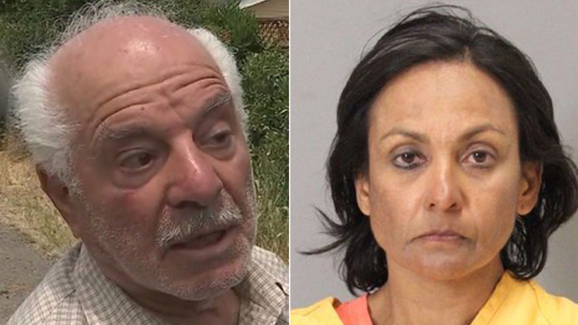 Yousef Youkhaneh, left, held down suspect Rehnu Singh until police arrived.