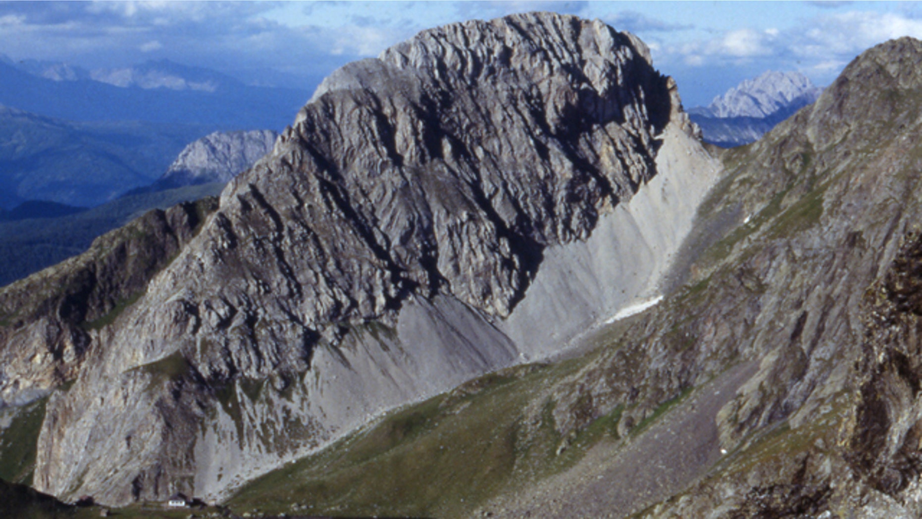 This undated photo provided by the community of Kartitsch shows the 2,600 meters (over 8,500 feet) high Rosskopf mountain in Kartisch, eastern Tyrol, Austria, that was for sale along with a neighboring mountain. Austria's government on Tuesday, June 14, 2011 postponed the planned sale of the two alpine summits after an outpouring of national outrage. Austria's privatization agency announced a decision after an emergency meeting between Economics Minister Reinhold Mitterlehner and top officials in charge of selling of national property to the private sector. (AP Photo/Community of Kartitsch)