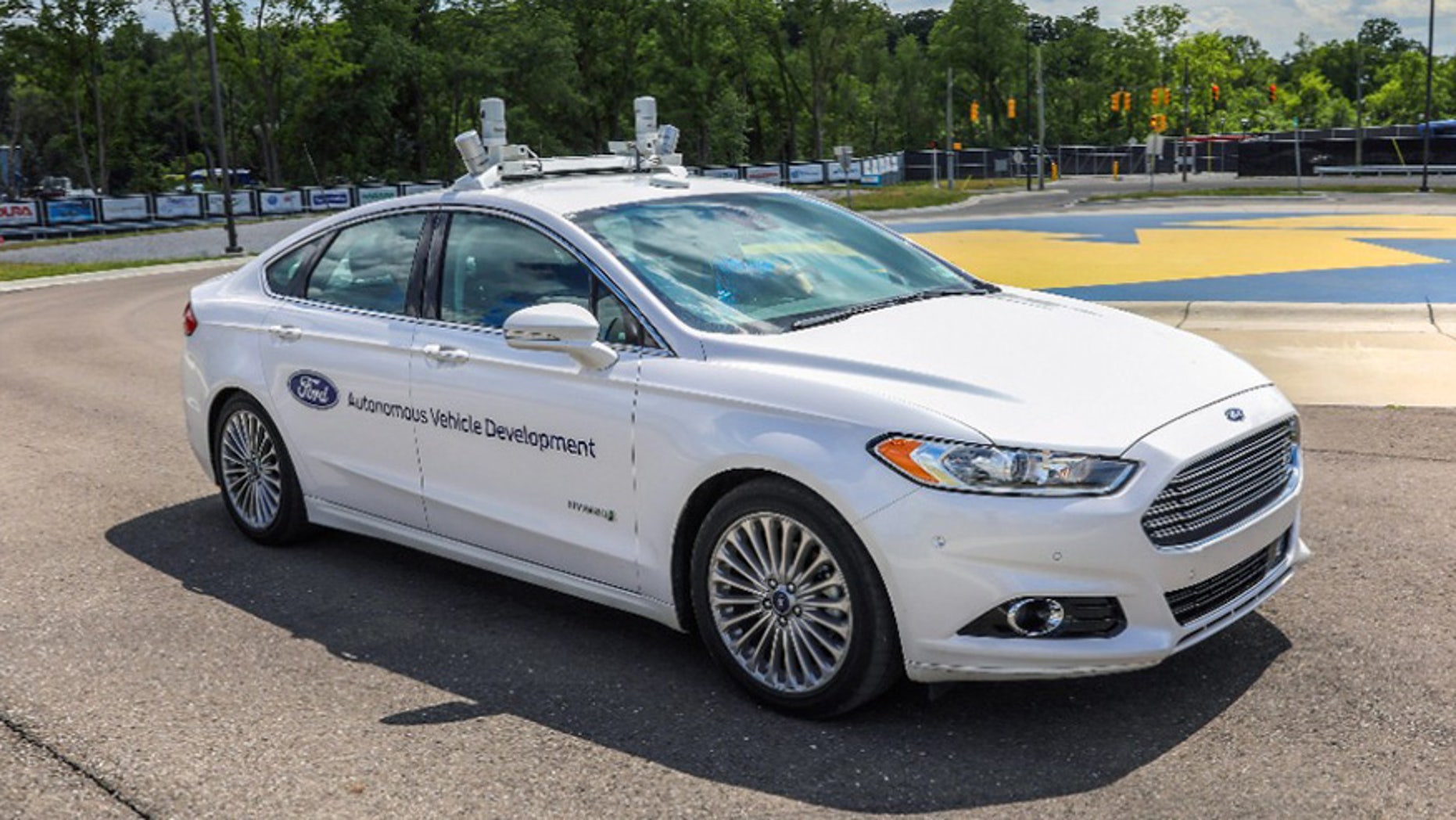 Autonomous Ford Fusion test vehicle