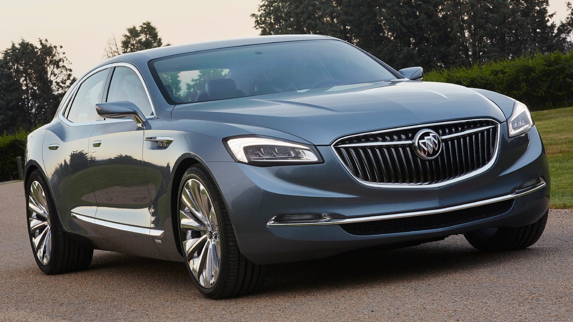 The Avenir is distinguished by its premium sports proportions and all-new interpretations of traditional Buick cues.