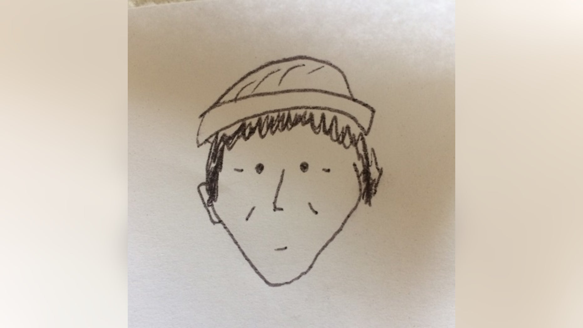 A hand-drawn sketch of a suspected thief was mocked by users on social media.