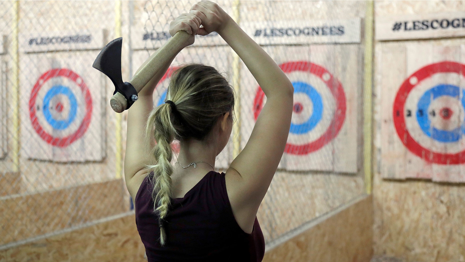 A Salt lake City ax-throwing venue was granted a beer license on Tuesday so patrons can hurl axes, like pictured above, while drinking a cold beer.