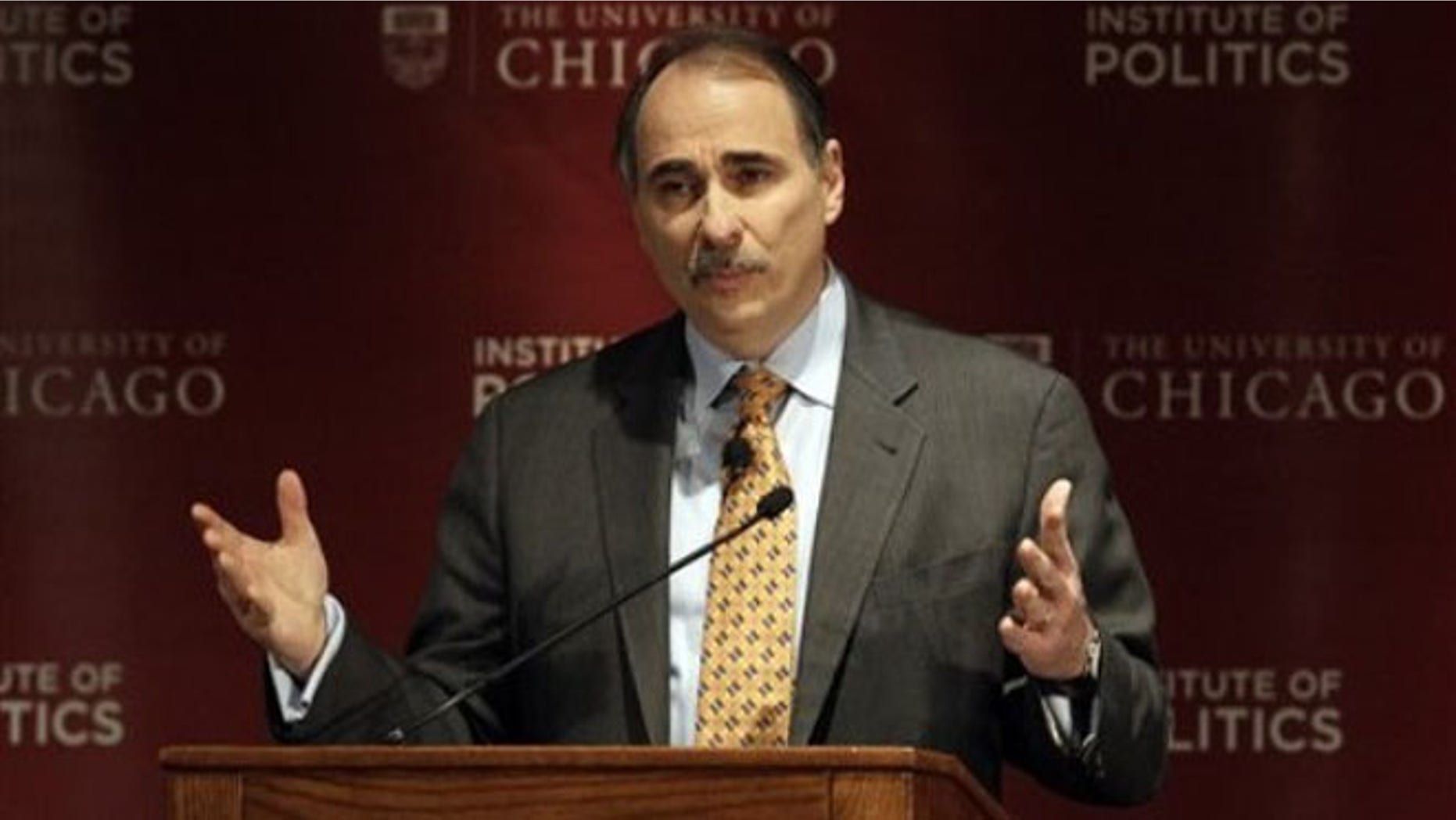 Jan. 19, 2012: David Axelrod, senior adviser to President Obama, speaks during a panel discussion in Chicago.