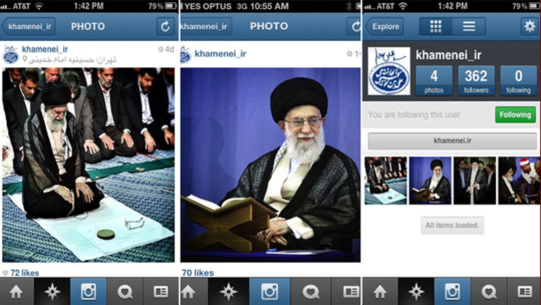 Ayatollah Sayyed Ali Hosseini Khamenei has joined Instagram. The filters give his spiritual guidance a more authentic look.