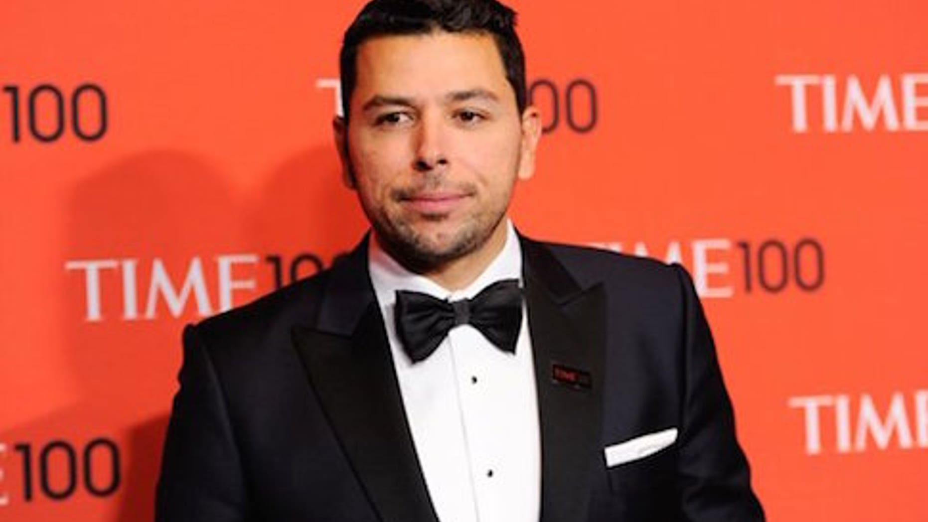 Ayman Mohyeldin arrives at the 2014 TIME 100 Gala held at Frederick P. Rose Hall, Jazz at Lincoln Center on Tuesday, April 29, 2014 in New York. (Photo by Evan Agostini/Invision/AP)