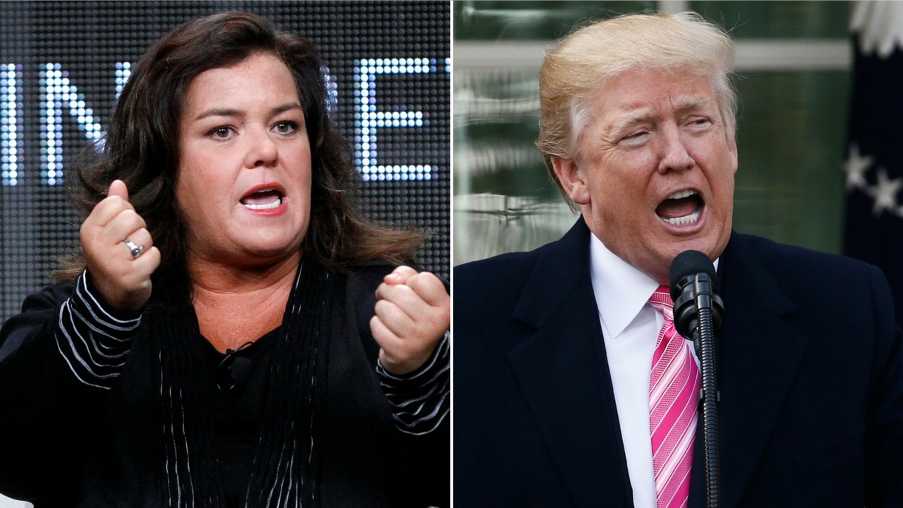 Rosie O'Donnell called President Trump a "child rapist" in a tweet on Wednesday.