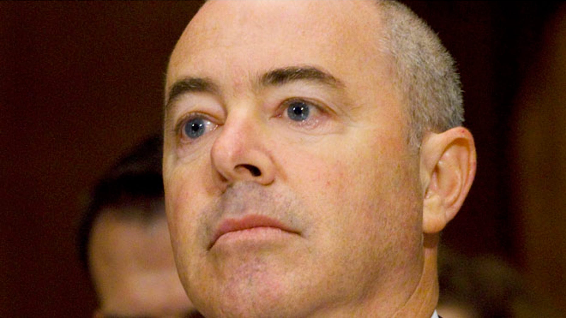 May 11, 2010: USCIS Director Alejandro Mayorkas listens to a question on Capitol Hill in Washington.