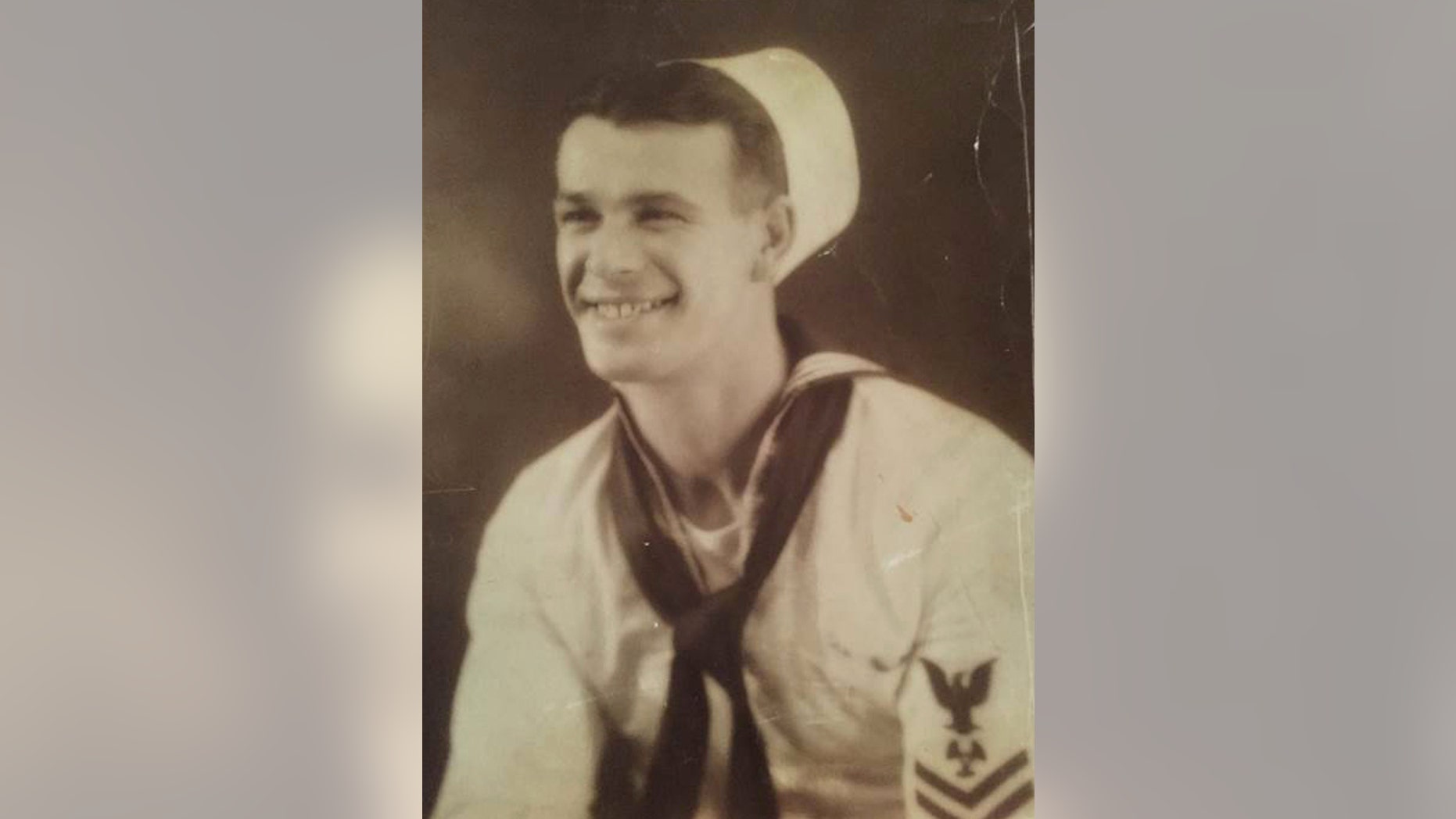 Alfred Wells of Syracuse is seen in an undated photo provided by his grandaughter, Shannon Enochs. Wells of Syracuse was 32 when he was among the 429 crewmembers of the USS Oklahoma killed on Dec. 7, 1941. The remains of Wells are scheduled to arrive in his upstate hometown of Syracuse for burial Friday, June 10, 2016. His funeral service is Saturday followed by burial in a veterans cemetery in Syracuse. (Shannnon Enochs via AP)