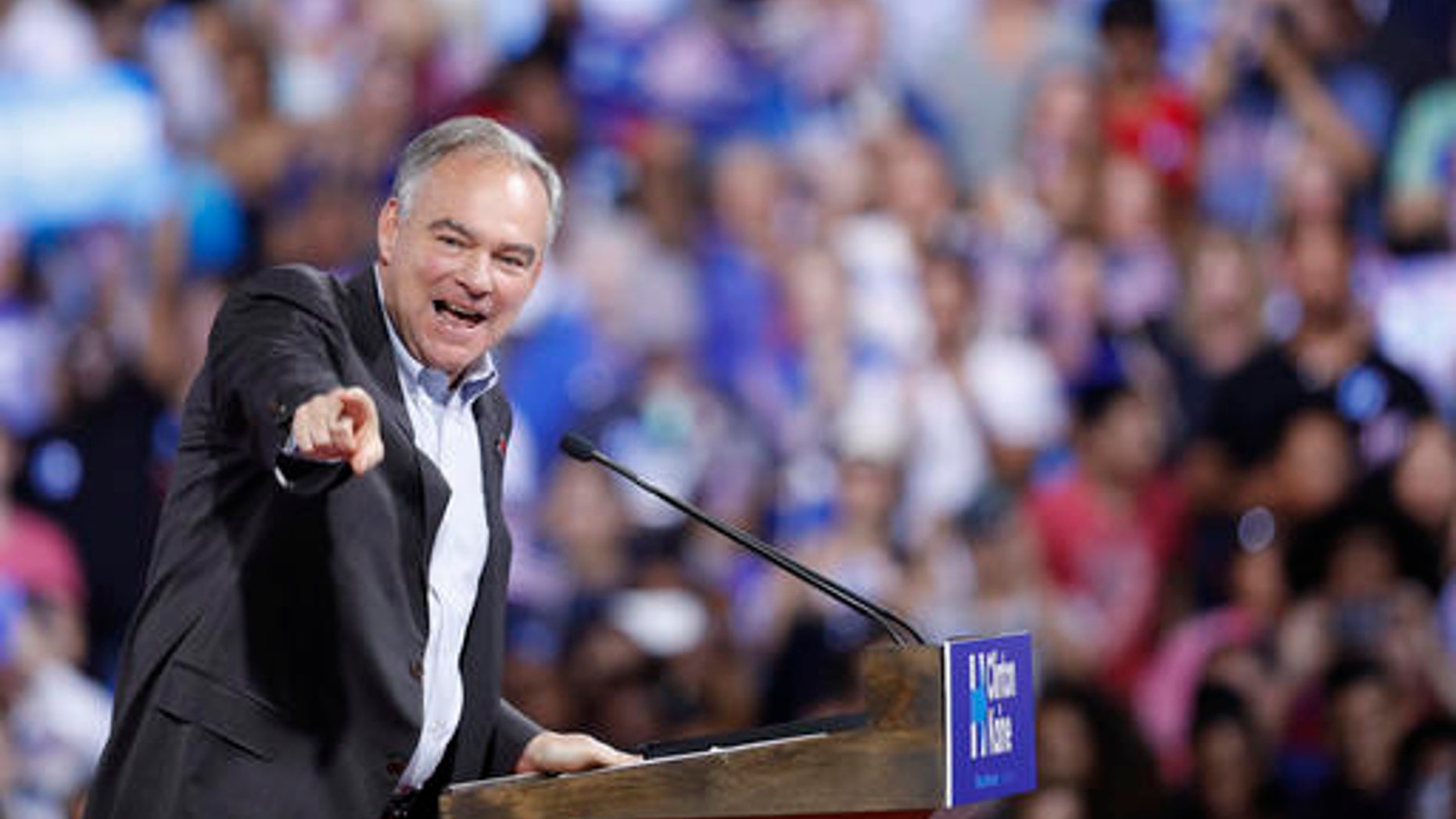Sen. Tim Kaine in a July 2016 file photo.