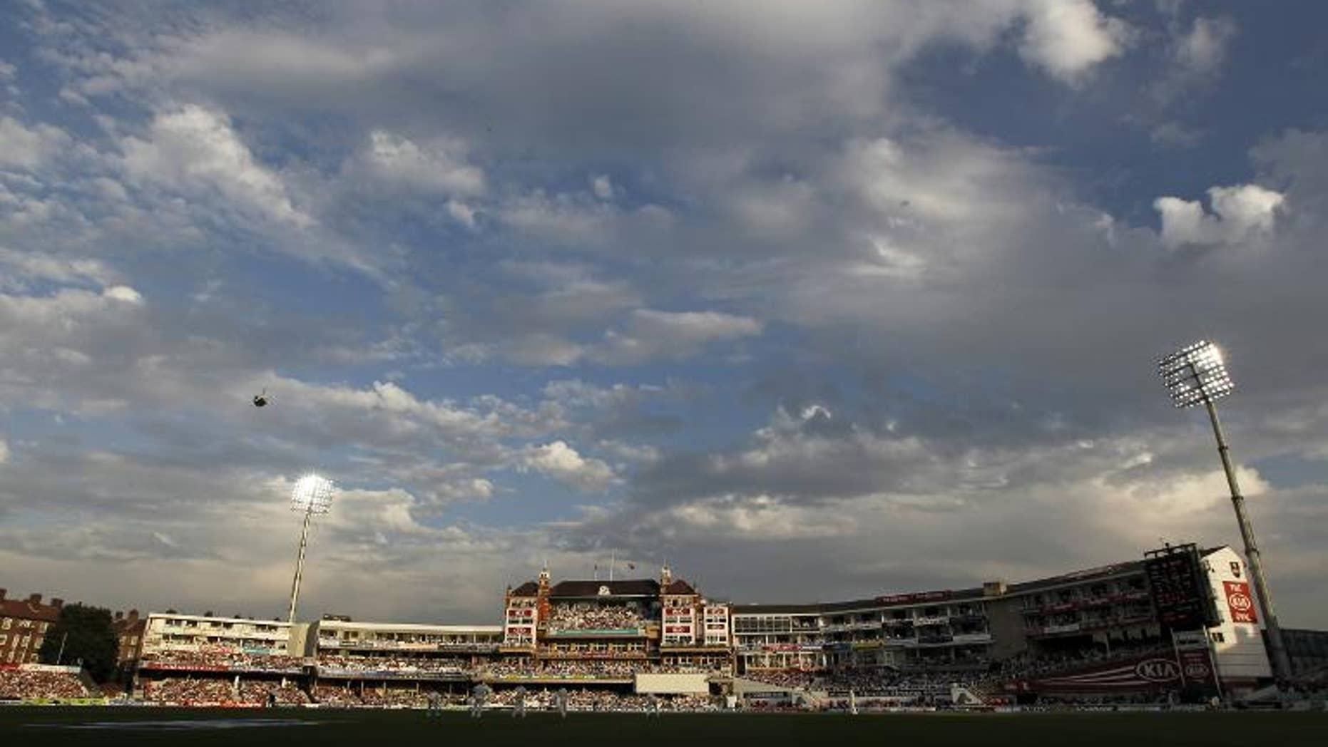 A general view of The Oval cricket ground in London on August 22, 2013.
