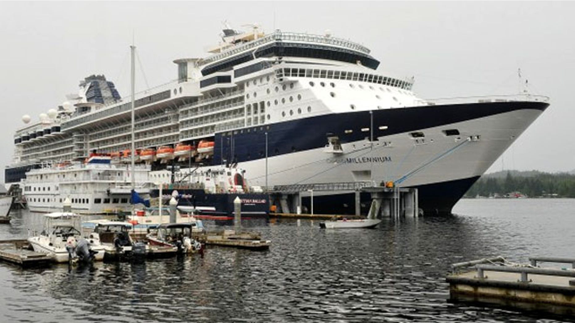 Celebrity Cruise's Millennium in Ketchikan, Alaska