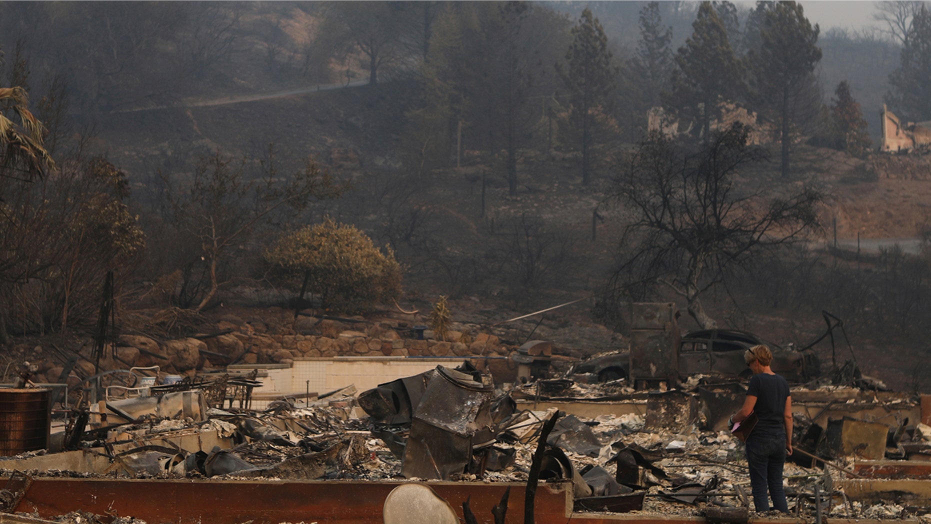 Oct. 13: Wildfires raged in Napa, Calif., a week ago. A GAO report released Monday warned about the future risk of climate change.