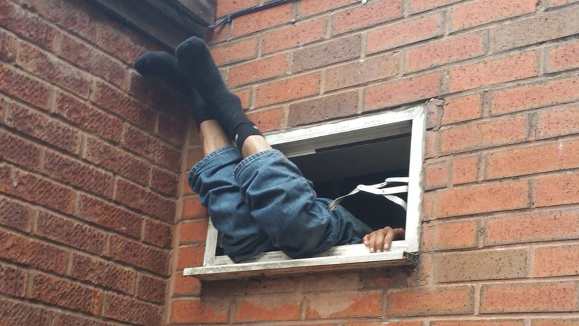 Nov. 2, 2017: Police in England say this is what they found when they responded to a burglary in progress call.