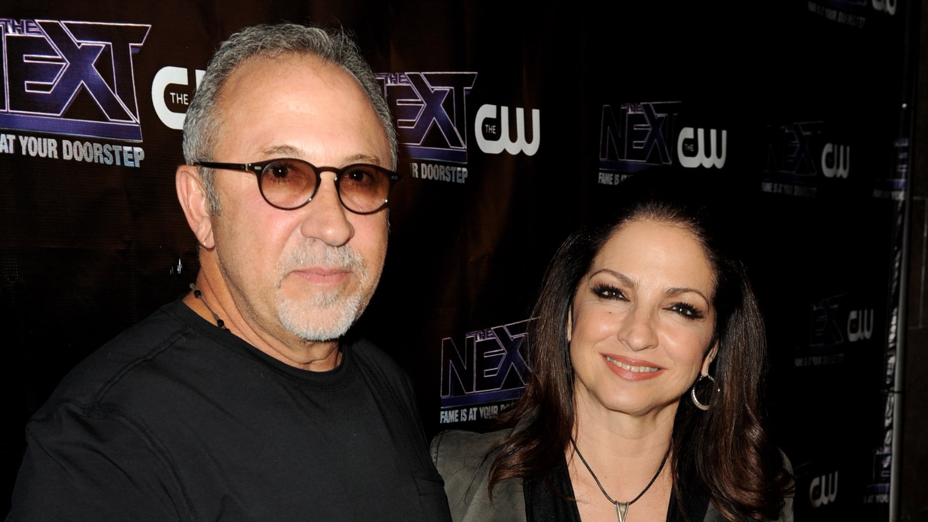 LOS ANGELES, CA - AUGUST 15: Singer/mentor Gloria Estefan (R) and her husband Emilio Estefan Jr. arrive at the after party to celebrate The CW's "The Next" and mentor Joe Jonas' birthday at Perch on August 15, 2012 in Los Angeles, California. (Photo by Kevin Winter/Getty Images)