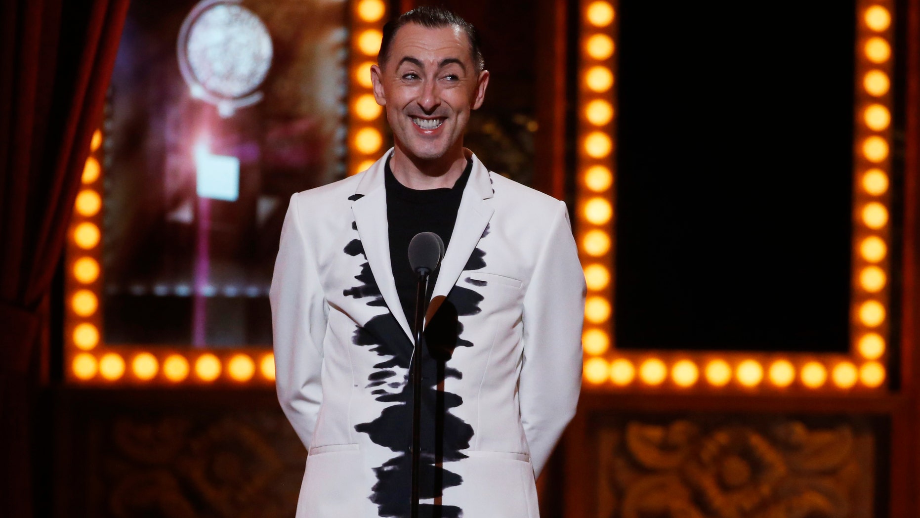 June 8, 2014. Actor Alan Cumming presnts an award during the American Theatre Wing's 68th annual Tony Awards at Radio City Music Hall in New York.