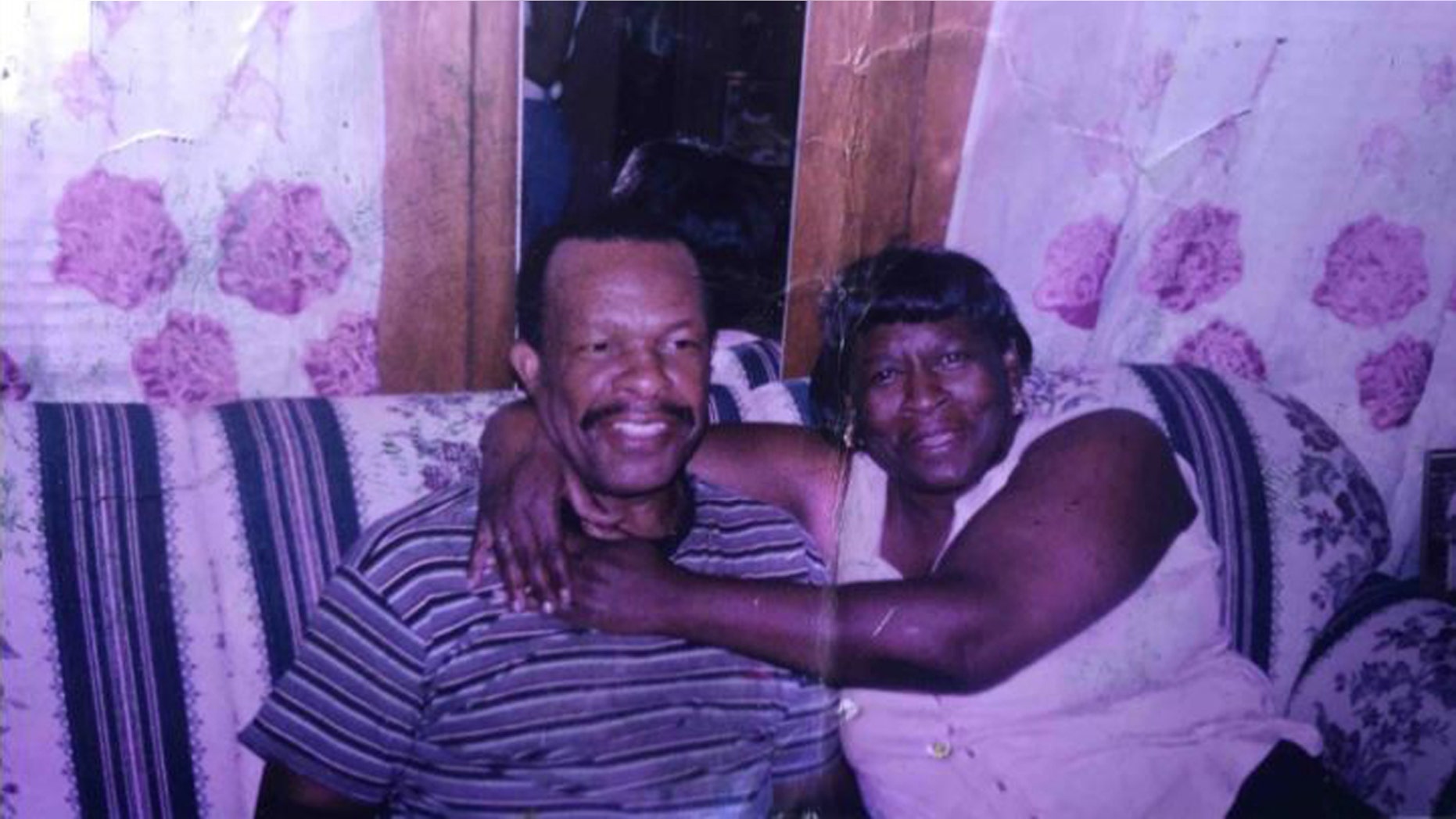 Luther Younger (L) walks miles to visit his beloved wife Waverlee in a Rochester hospital, reports said.