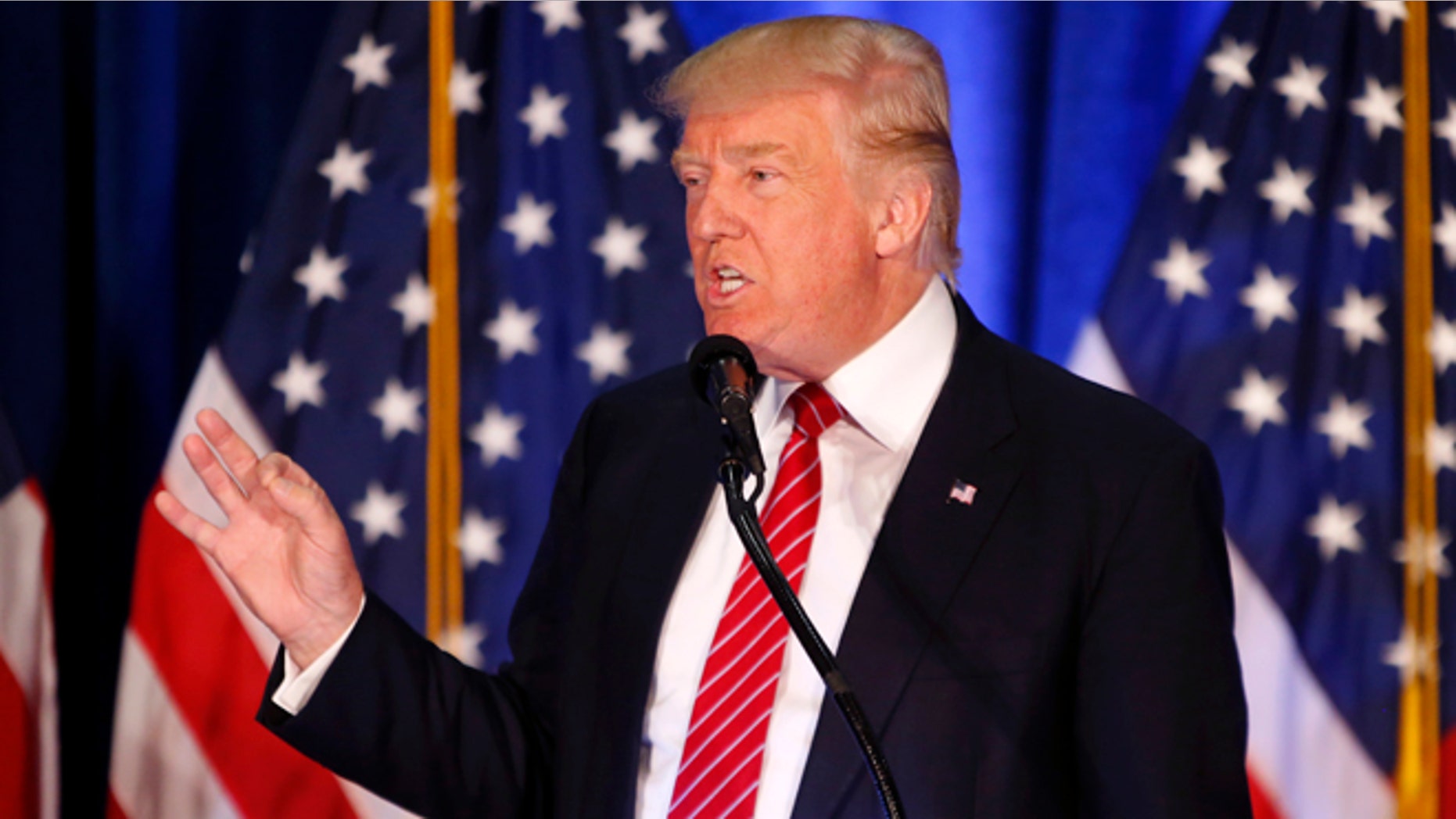 Republican Presidential candidate Donald Trump speaks in Youngstown, Ohio, Monday, Aug. 15, 2016.