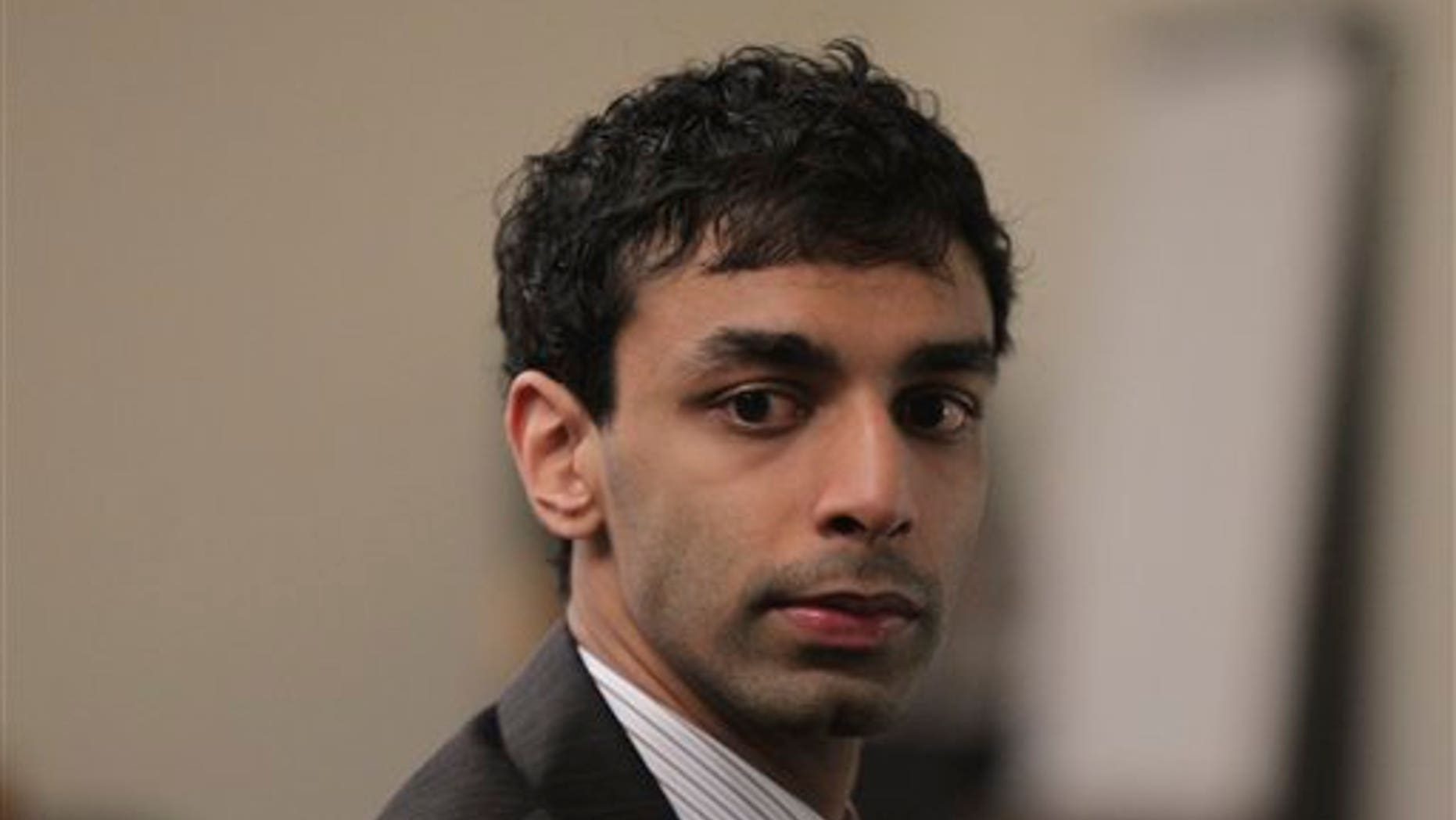 Feb. 28: Dharun Ravi listens to testimony during his trial at the Middlesex County Courthouse in New Brunswick, N.J. Ravi is accused of using a webcam to spy on his roommate, Tyler Clementi, in an intimate encounter with another man. Days later Clementi committed suicide.