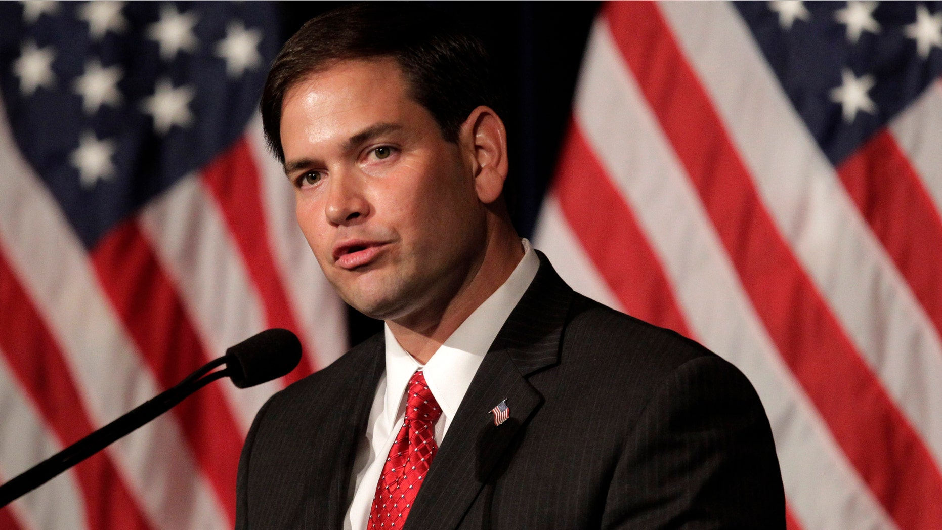 Sen. Marco Rubio, R-FL, speaks in Simi Valley, Calif., on Aug. 23, 2011. (AP Photo/Jae C. Hong, File)