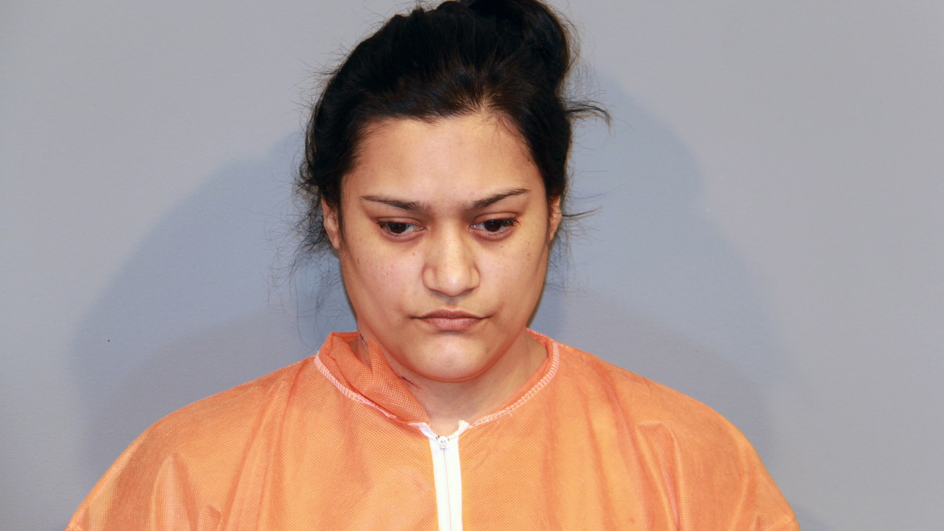This undated booking photo provided by the Casa Grande Police Department shows Connie Villa. Villa, 35, was arrested Sunday, Dec. 28, 2013 on suspicion of one count of first-degree murder and four counts of attempted murder on Christmas Day, Wednesday, Dec. 25, 2013 in Casa Grande, Ariz. Villa, from Arizona is accused of trying to poison her four children, including one who died, and of stabbing her former husband. (AP Photo/Casa Grande Police Department)