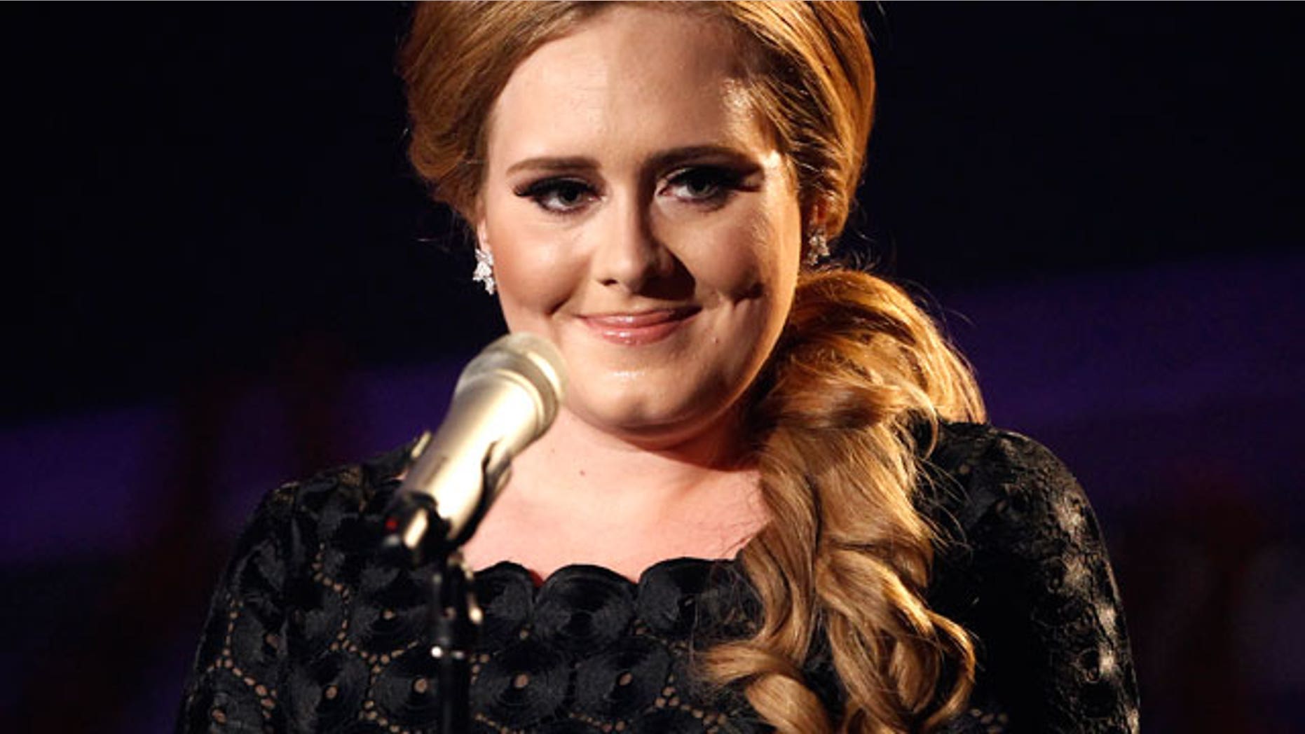 In this Aug. 28, 2011 file photo, singer Adele is shown at the MTV Video Music Awards in Los Angeles.
