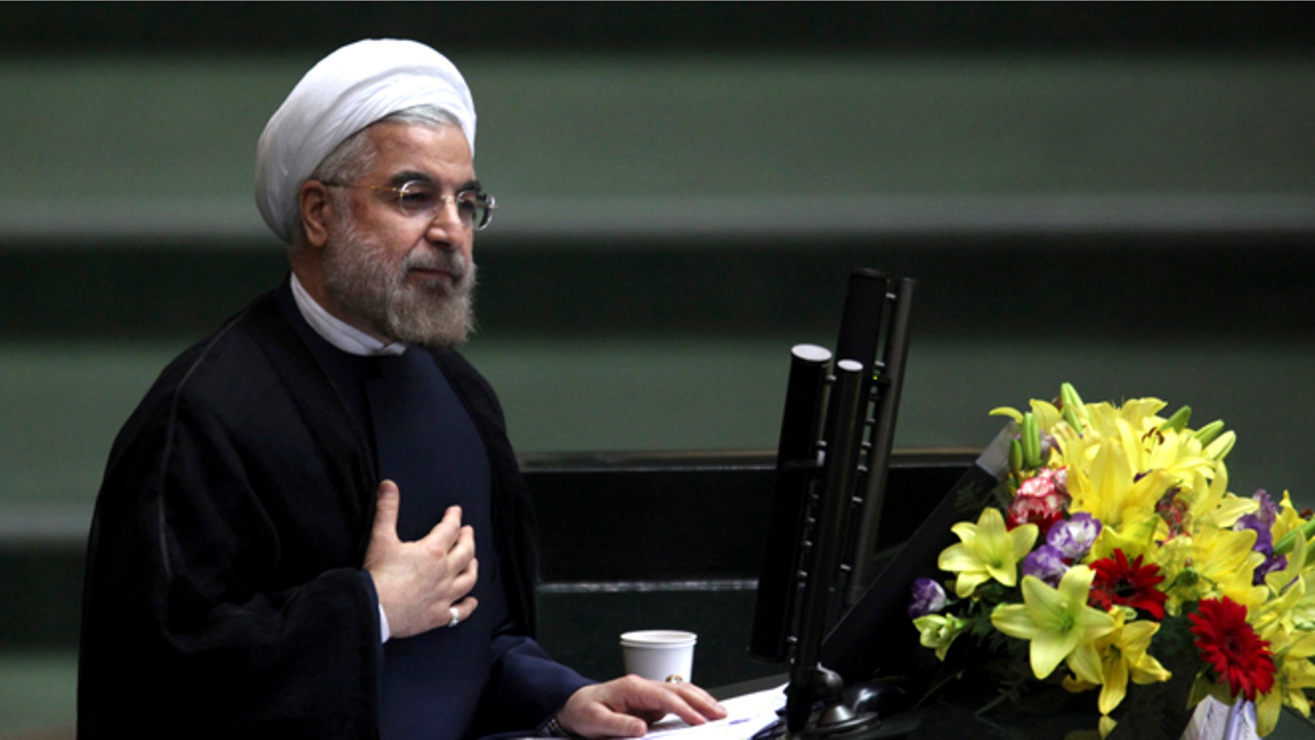 Iranian President Hasan Rouhani uses social media to communicate with the world, but his regime just banned WhatsApp. (Reuters)
