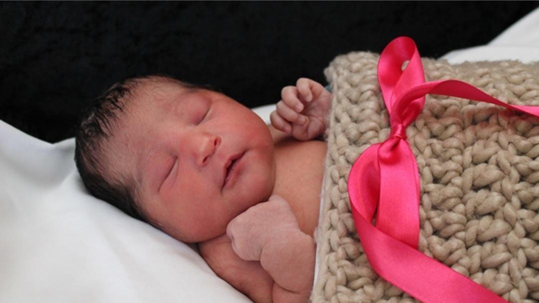 Police said this missing week-old baby was found alive Saturday in Texas.