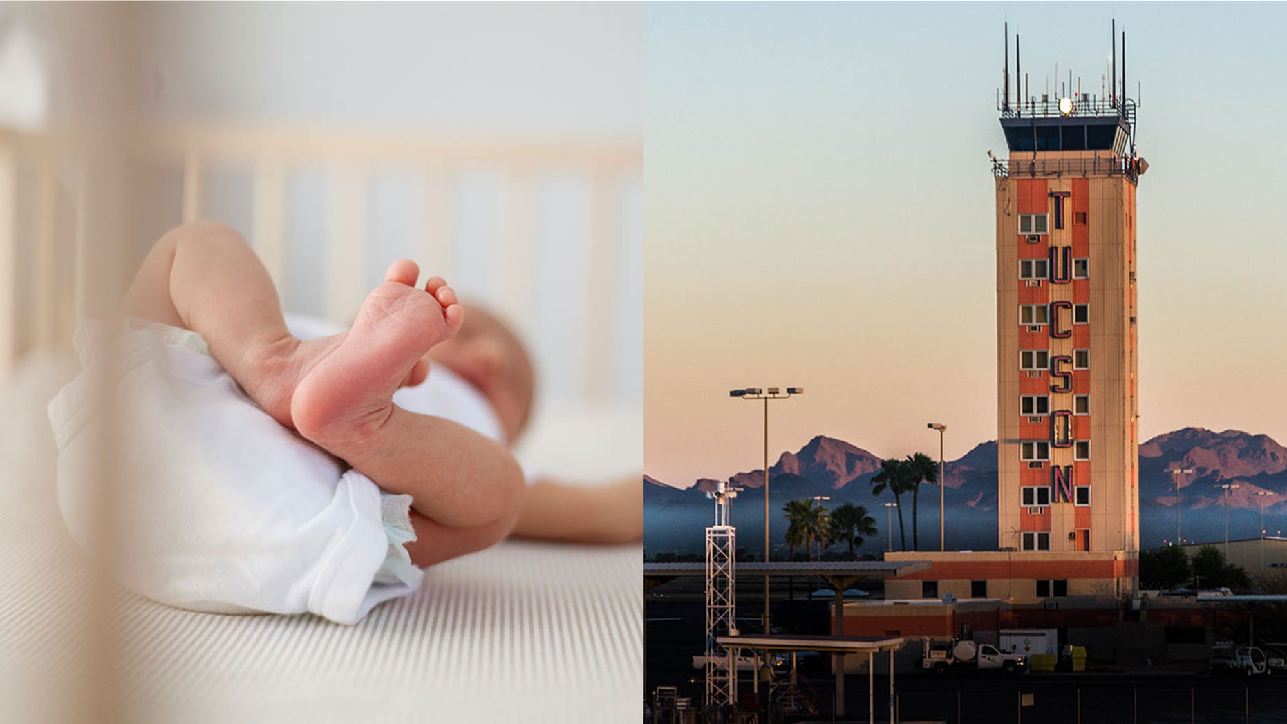 Officials at the Tucson International Airport have confirmed that a newborn baby boy was abandoned in a pre-security area on Sunday night.
