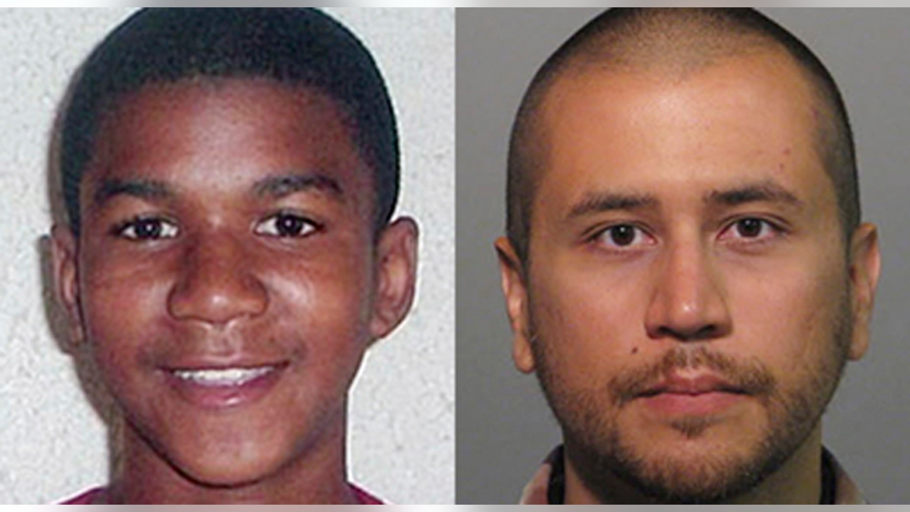 Trayvon Martin and George Zimmerman.