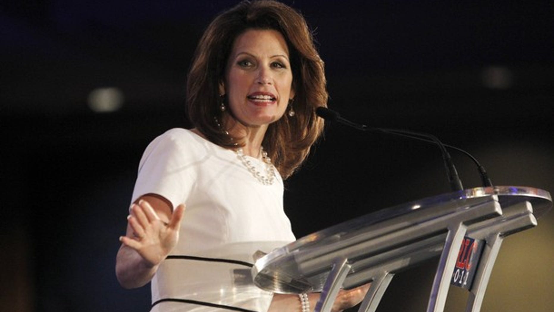 June 17: U.S. Rep. Michele Bachmann, R-Minn., speaks during the Republican Leadership Conference in New Orleans.