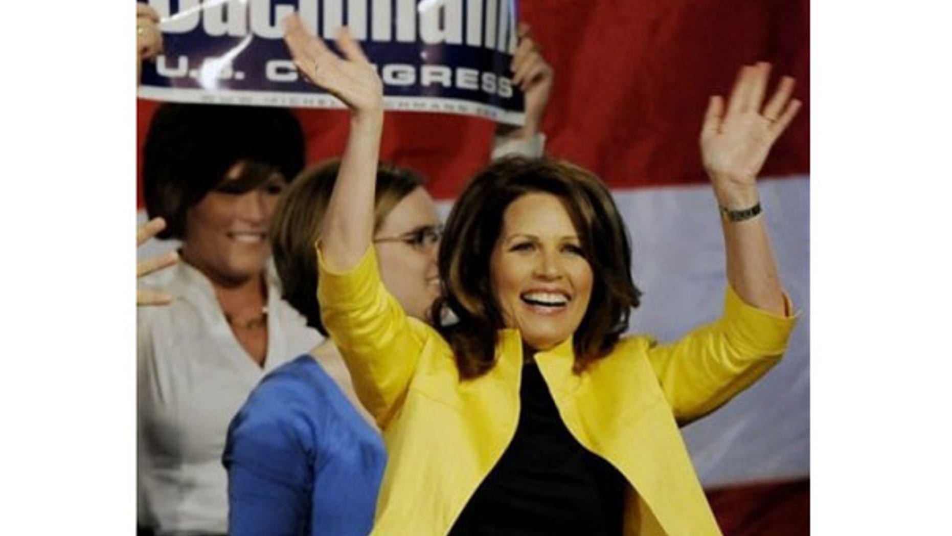 FILE: Rep. Michele Bachmann, R-Minn., a popular figure among the Tea Party movement and conservative blogosphere, is a featured speaker at the RightOnline convention in Las Vegas this weekend. (AP)