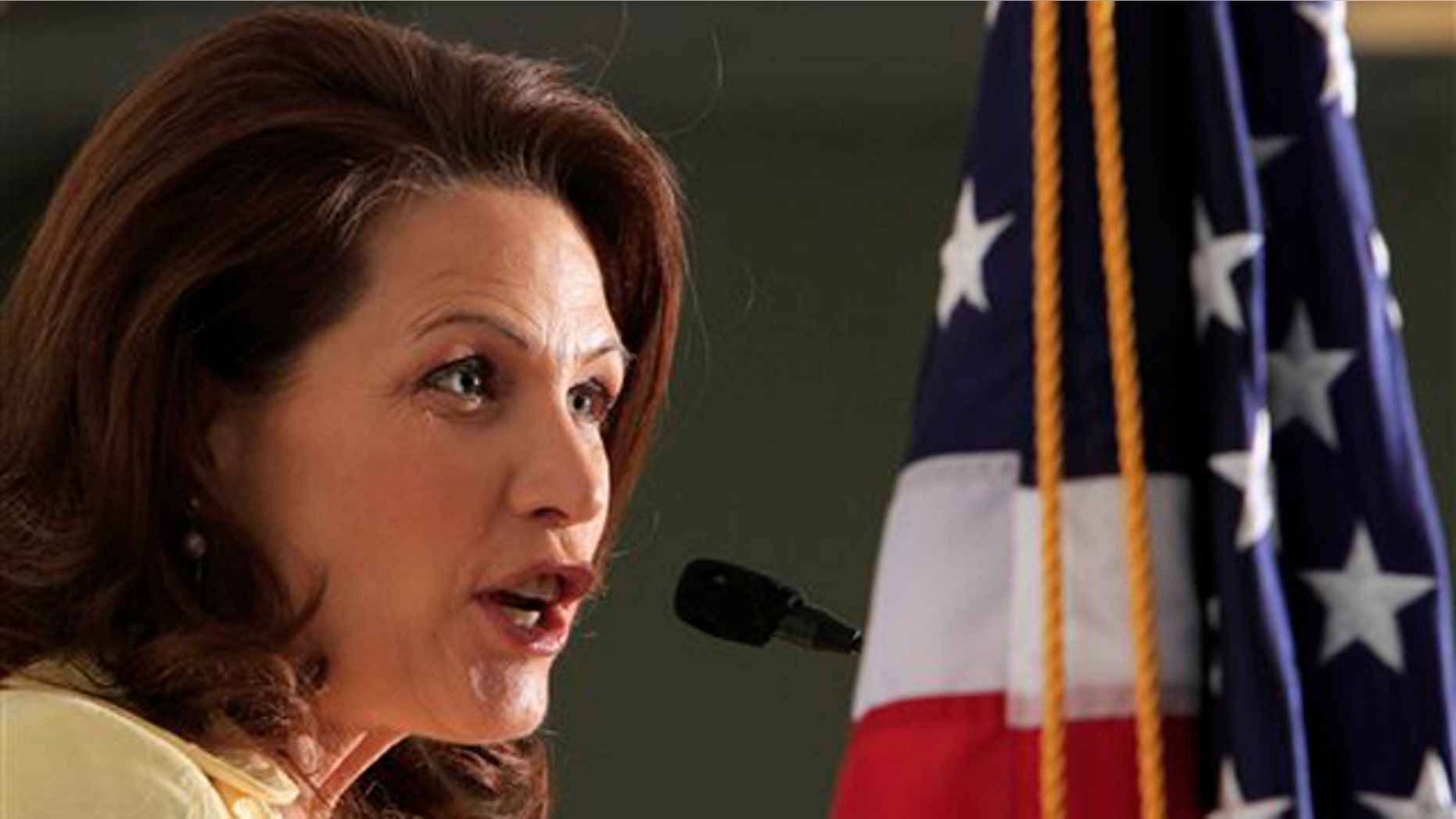 Rep. Michele Bachmann speaks during a forum April 30 in Manchester, N.H.