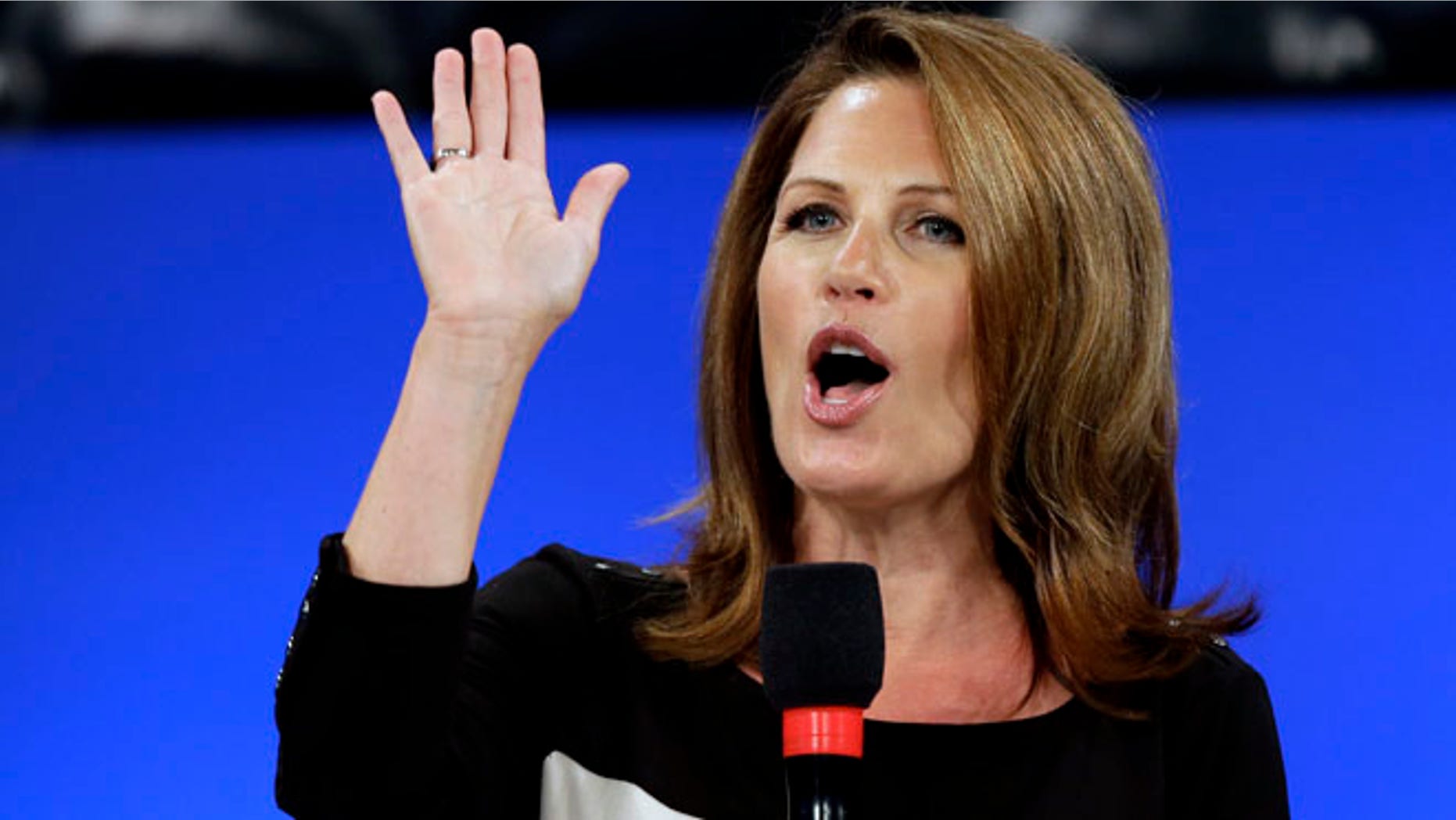 Aug. 26, 2012: Rep Michele Bachman, R-Minn., speaks during a Unity Rally in Tampa.