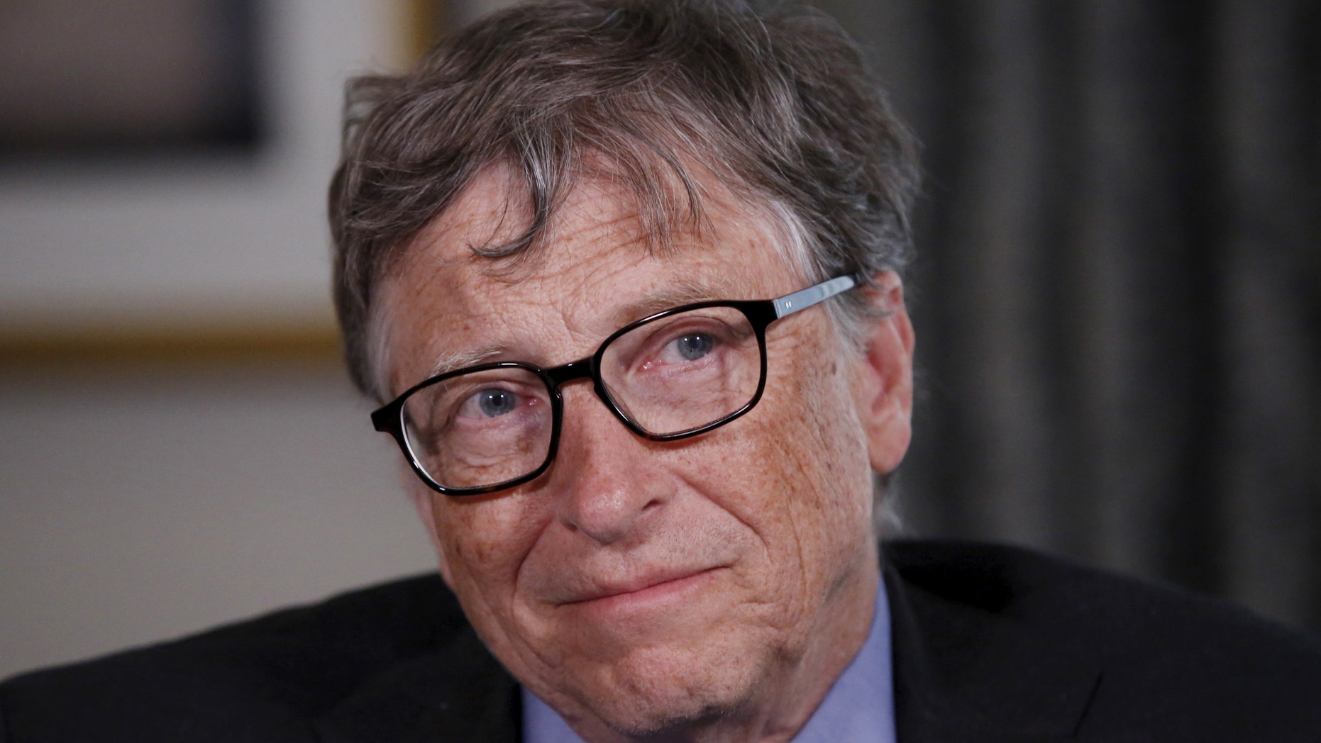 File photo - Microsoft co-founder Bill Gates listens to a question during an interview in New York Feb. 22, 2016. (REUTERS/Shannon Stapleton)