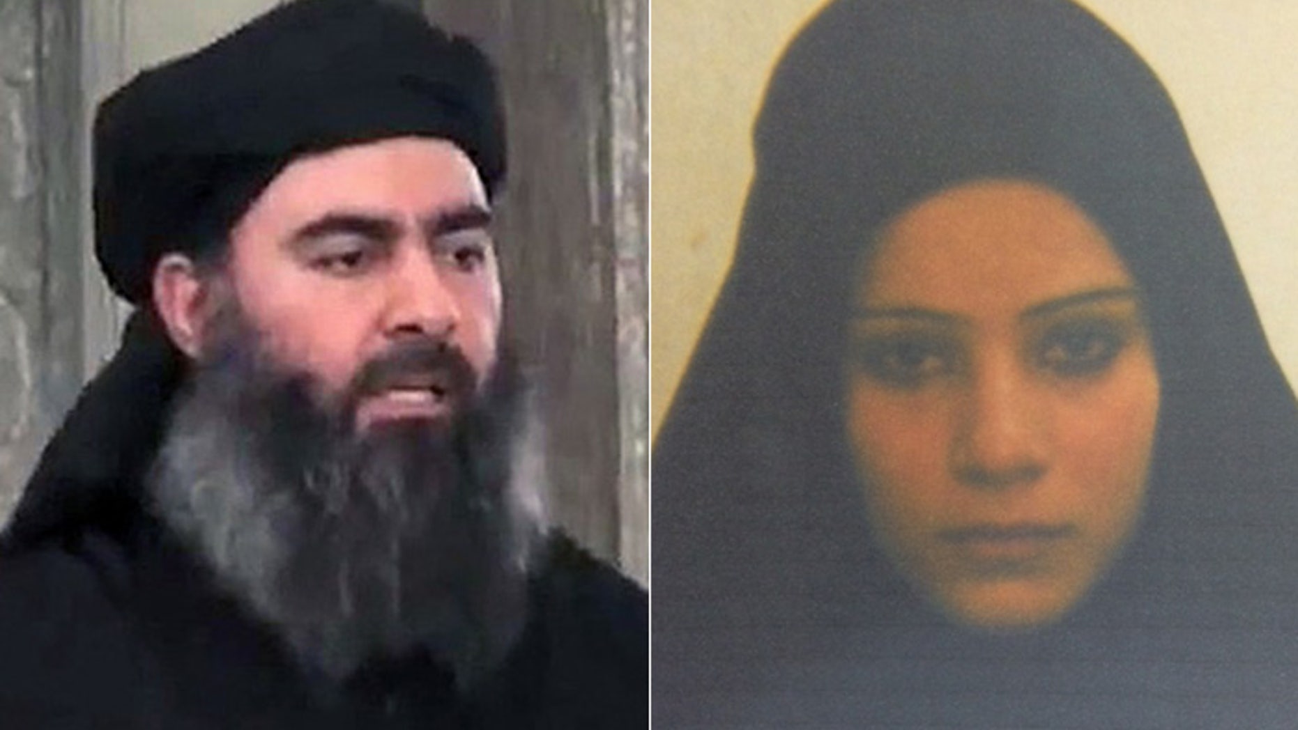 Baghdadi, (l.), is married to the older sister of Kurdish prisoner Duaa Amid Ibrahim, an Al Qaeda widow and failed suicide bomber.