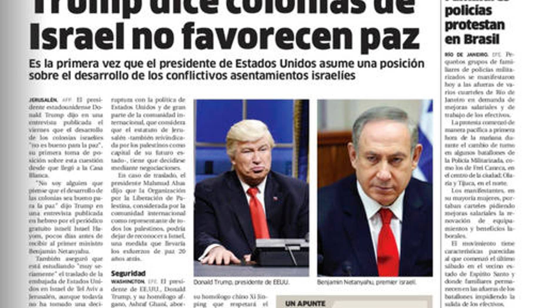 Digitized version of Dominican Republic's El Nacional print edition on Feb. 10, 2017.