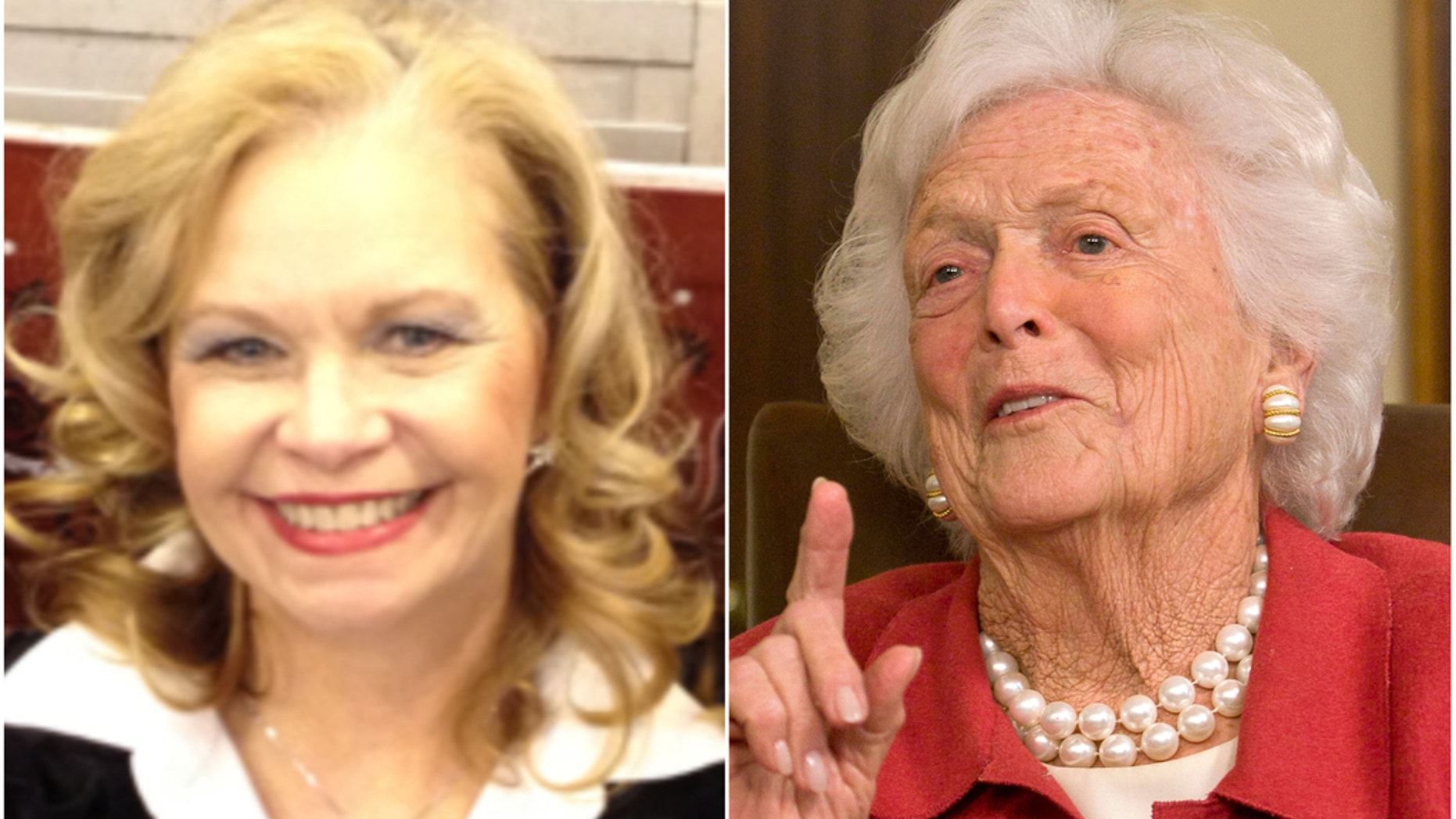 Texas native Donna Abert Andrich says Barbara Bush saved her life nearly 60 years ago at an apartment complex in Houston.