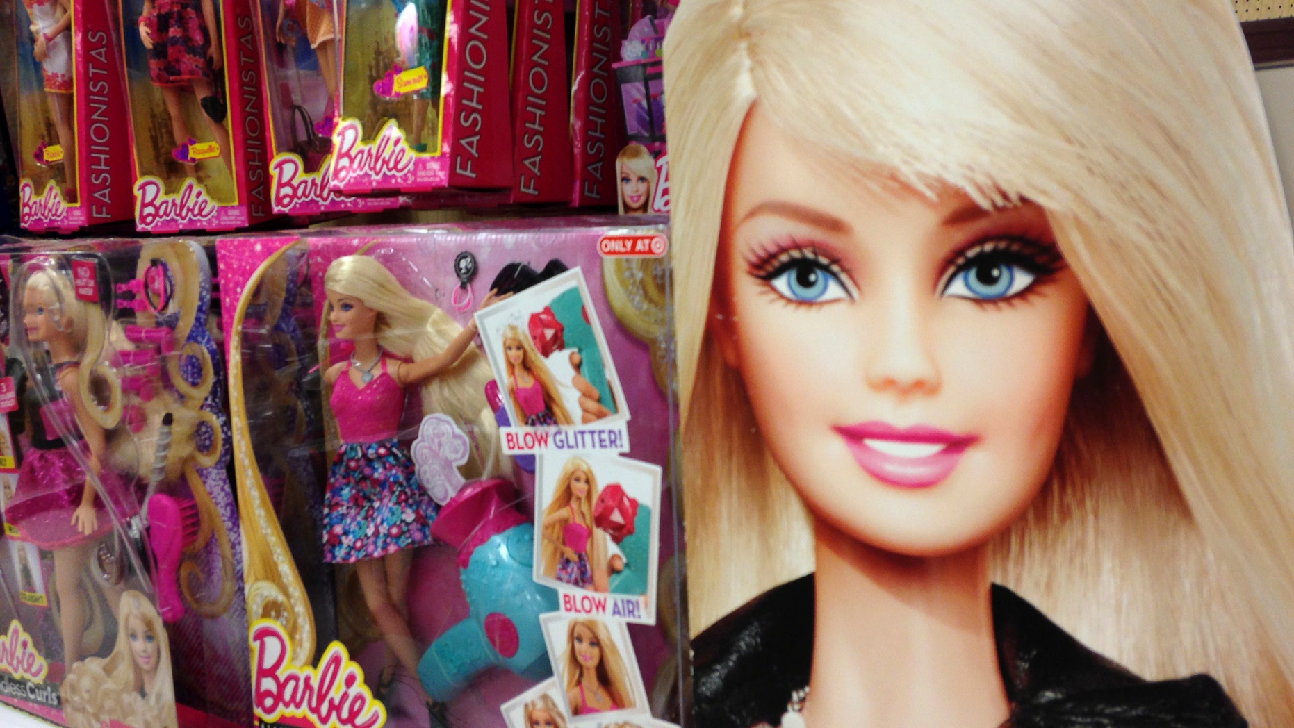 Oct. 14, 2014 - File photo of Barbie dolls at a retail store in Encinitas, California. (REUTERS)