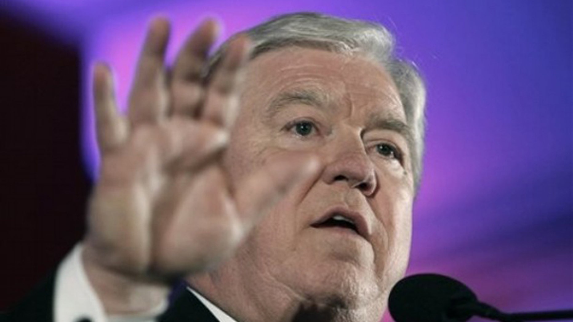 Mississippi Gov. Haley Barbour speaks at the Southern Republican Leadership Conference in New Orleans April 10. (AP Photo)