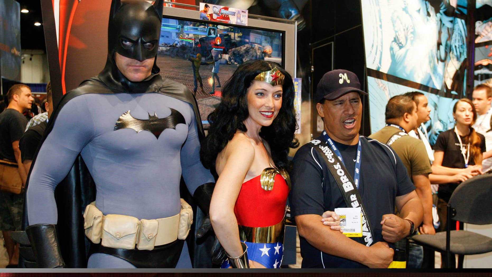Wonder Woman is still a big draw at big super-hero events like Comic Con.
