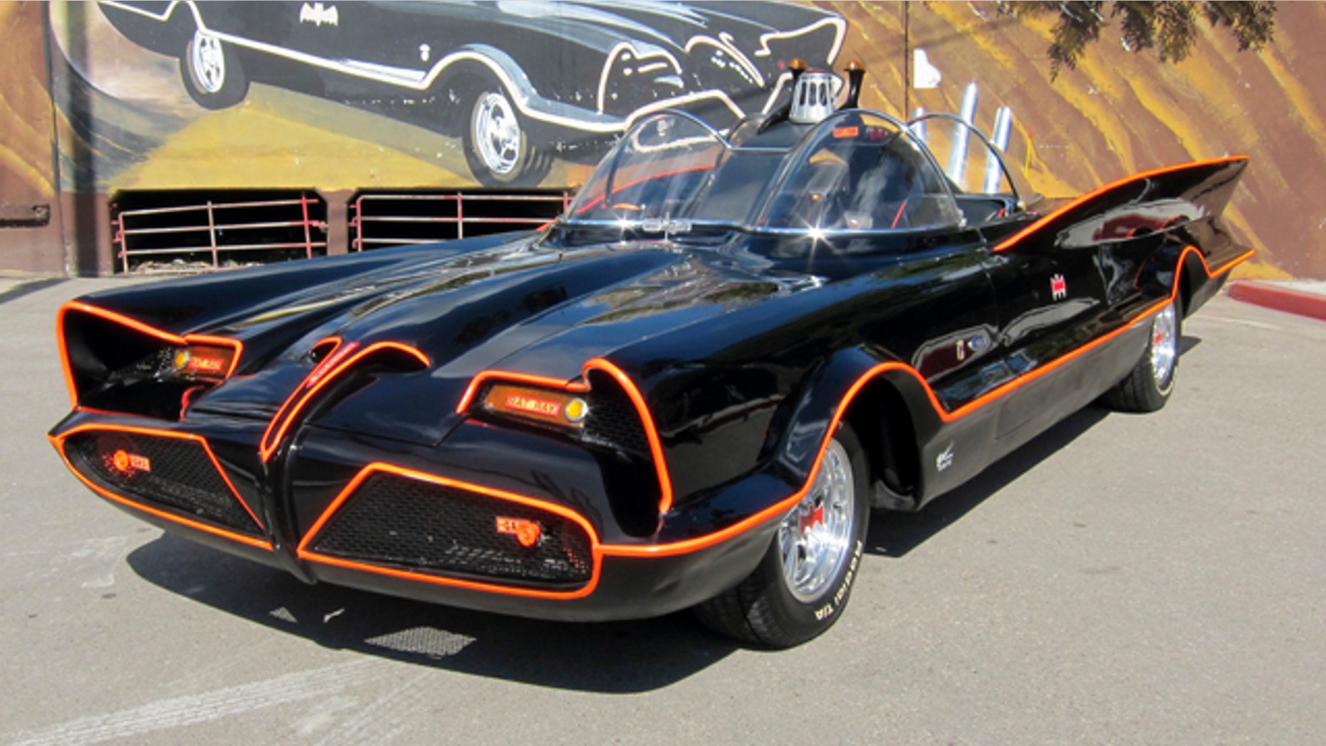 October 2012: This photo shows the original Batmobile in Los Angeles.