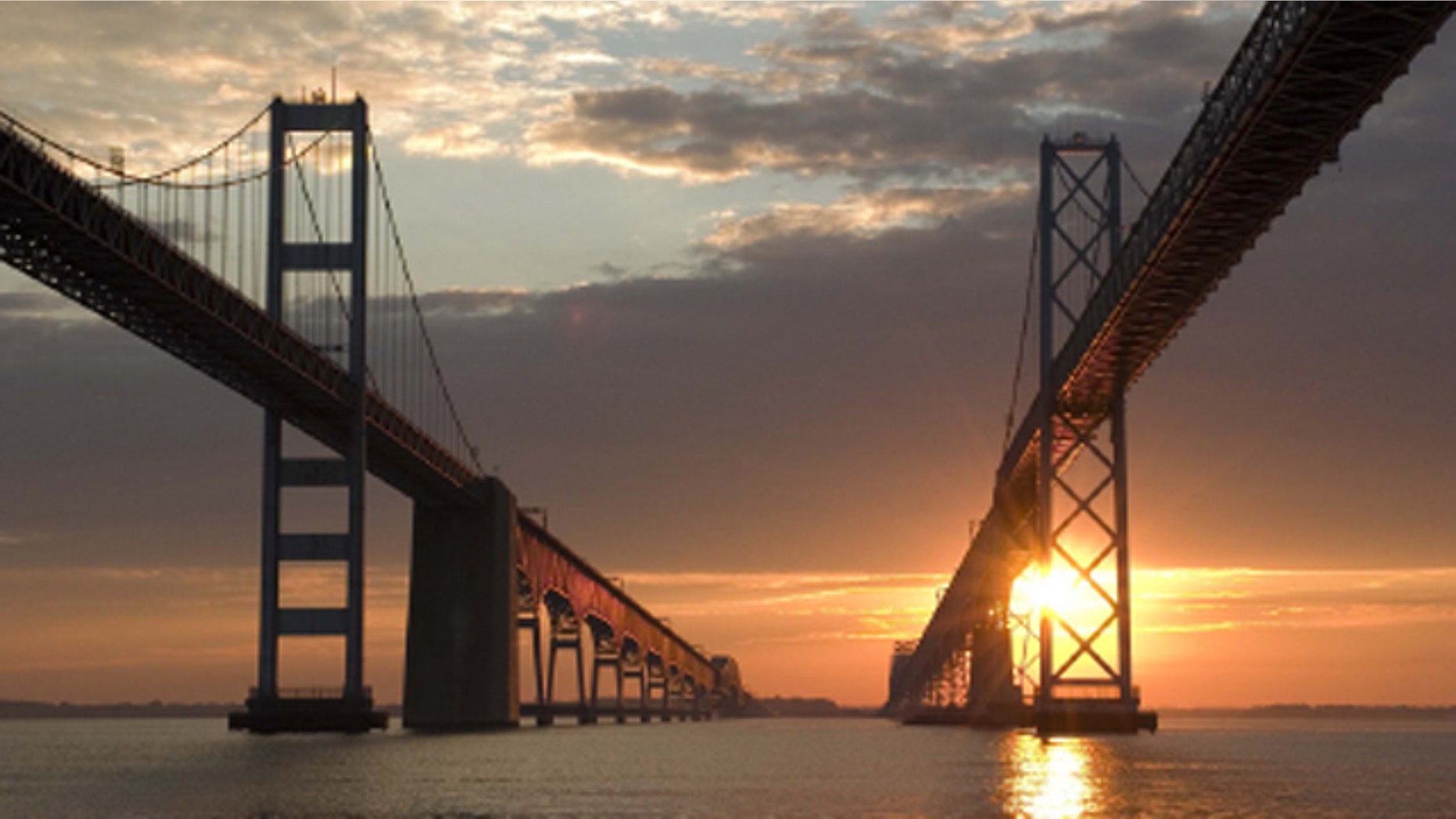 Shown here is the Chesapeake Bay Bridge.