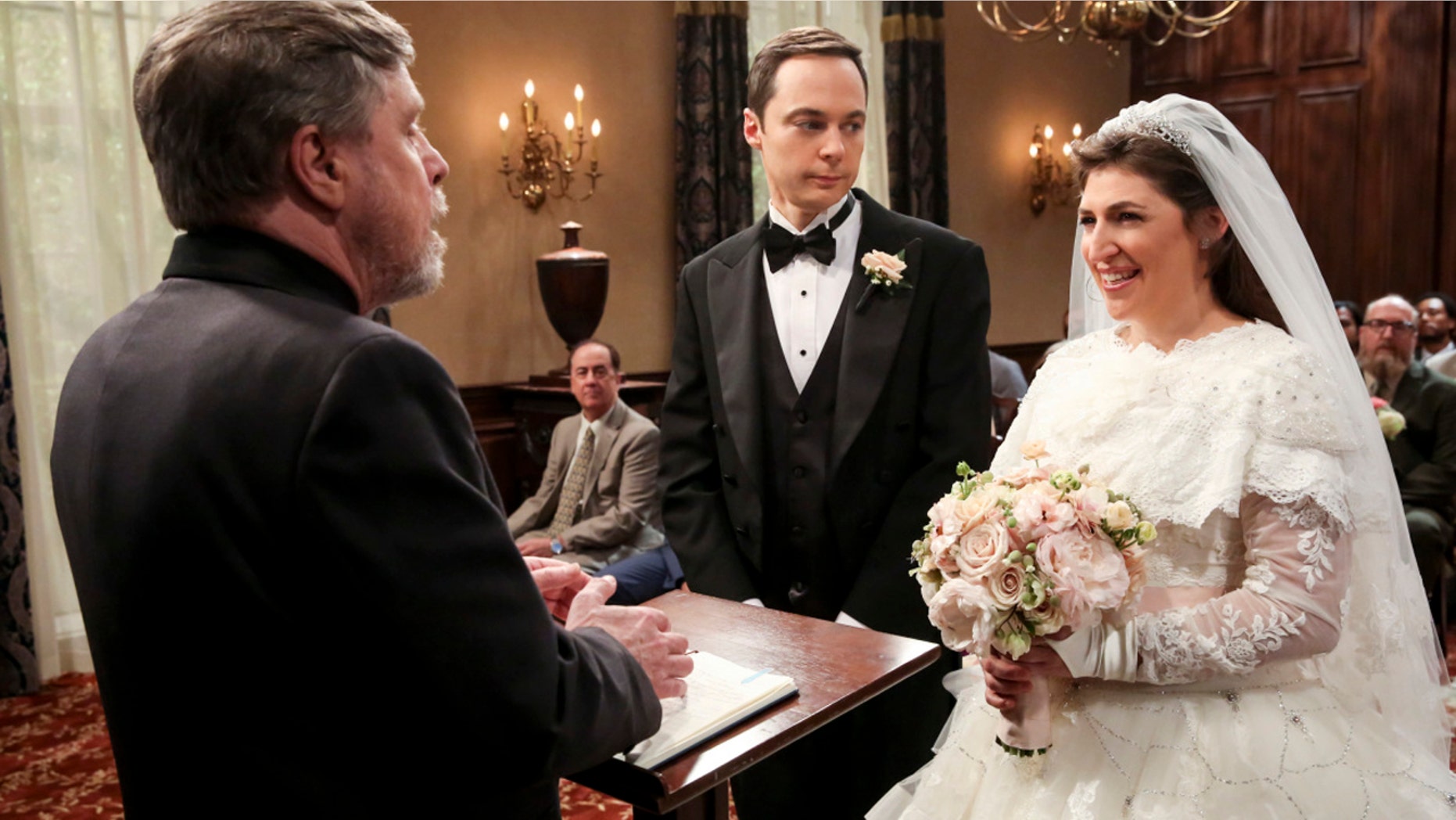 Mayim Bialik admits that she didn't feel like a pretty bride during her TV wedding to co-star Jim Parsons on the season 11 finale of the show.