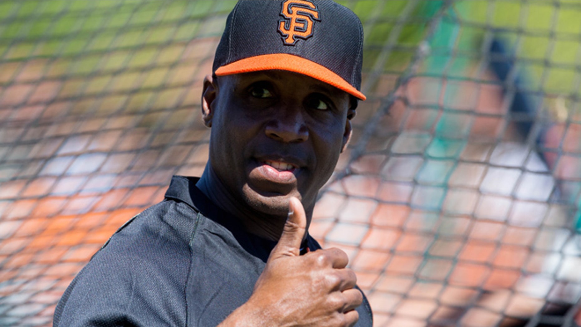 FILE 2014: Former outfielder Barry Bonds at batting practice prior to a game at Scottsdale Stadium.