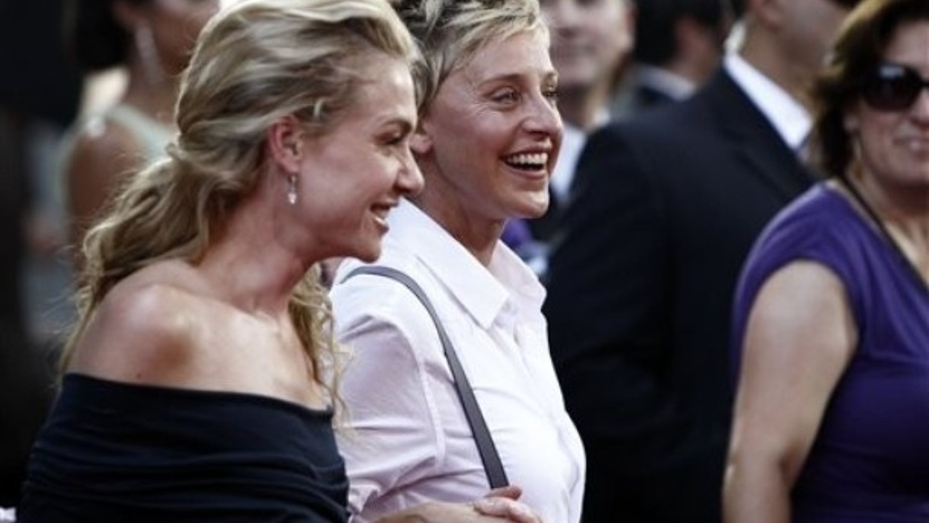 Porta De Rossi married Ellen DeGeneres during the brief period in 2008 when same sex marriage was legal in California.